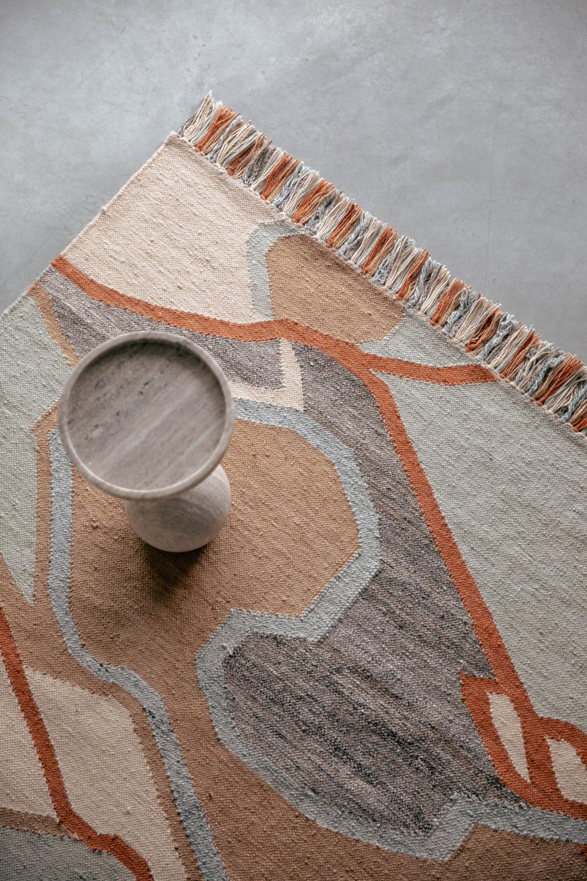Saigon Teppich 160x230 in orange präsentiert im Onlineshop von KAQTU Design AG. Teppich ist von Zuiver
