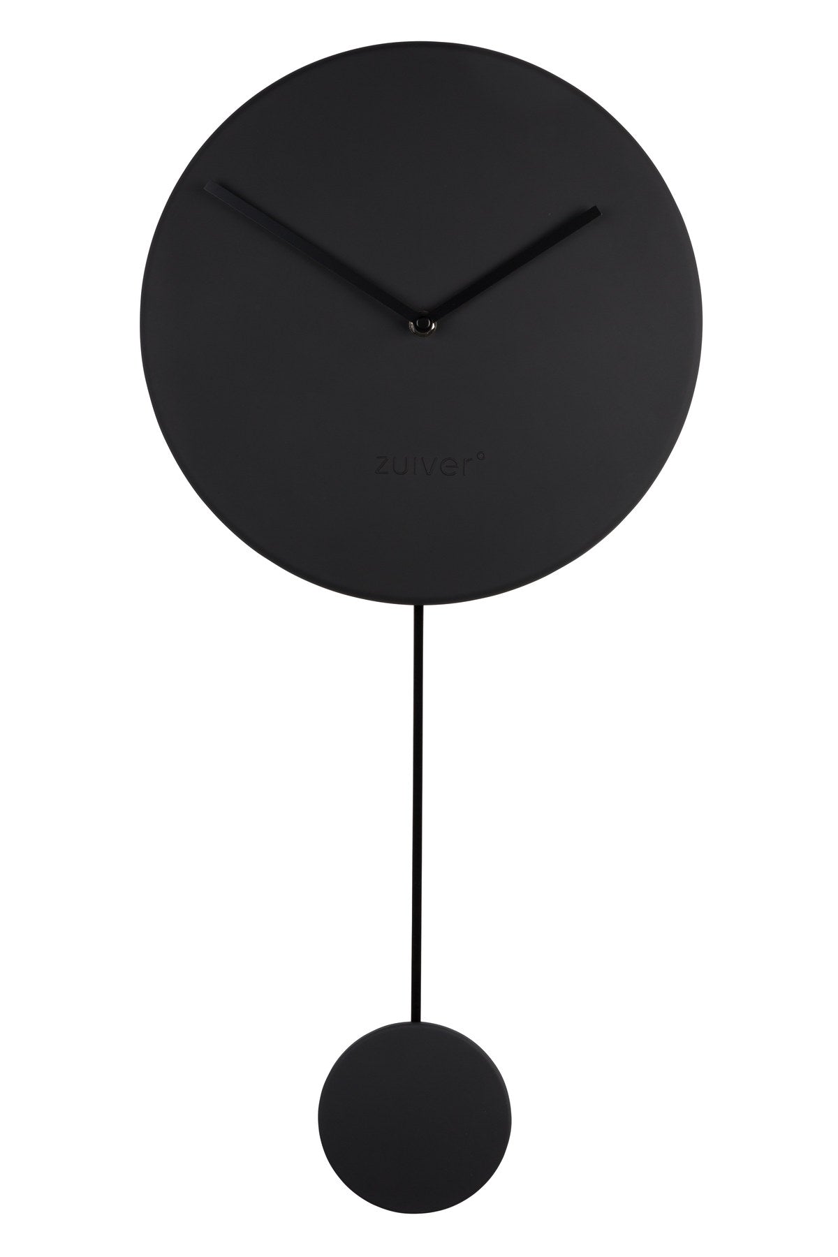 Uhr Minimal in Schwarz präsentiert im Onlineshop von KAQTU Design AG. Tischuhr ist von Zuiver