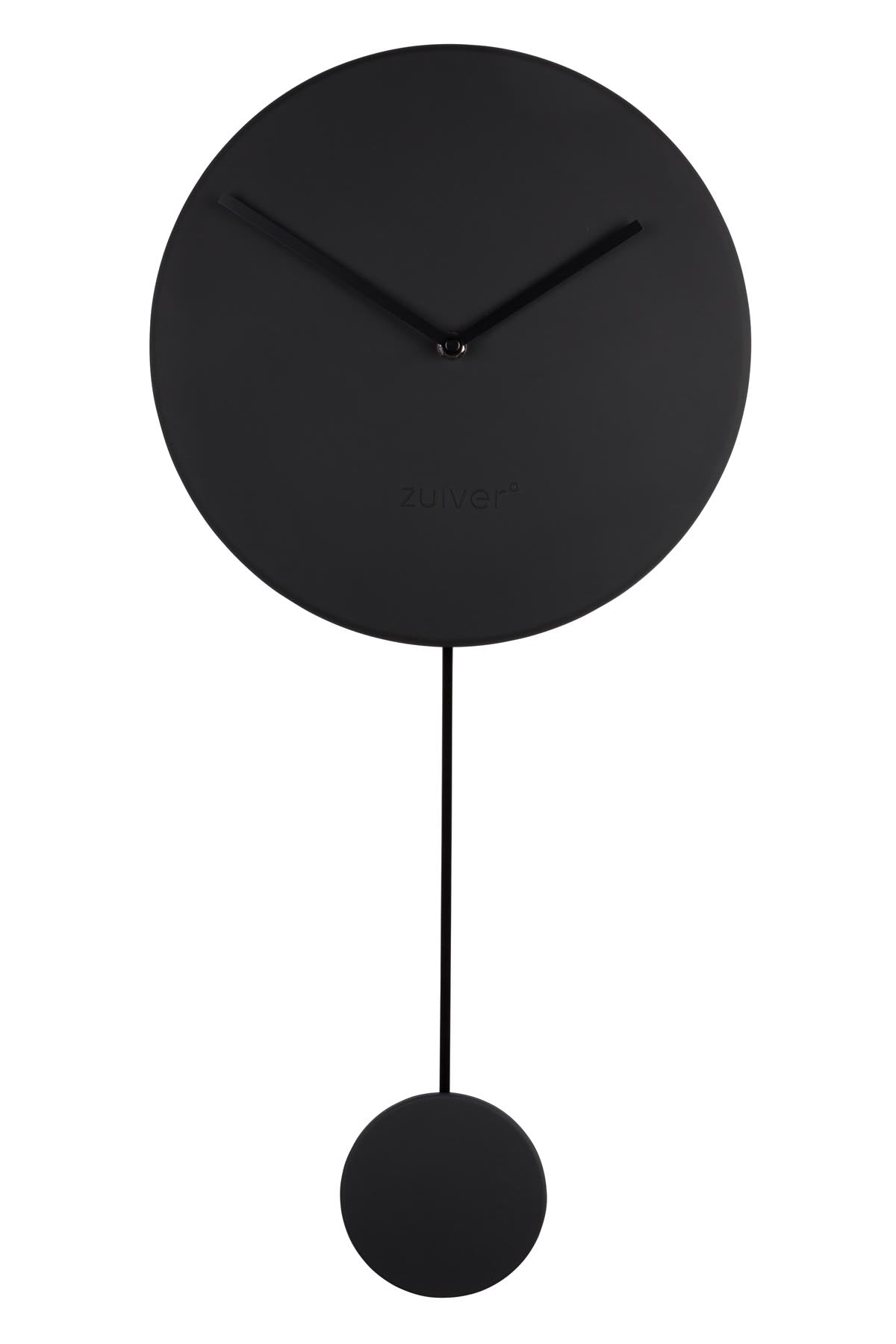 Uhr Minimal in Schwarz präsentiert im Onlineshop von KAQTU Design AG. Tischuhr ist von Zuiver