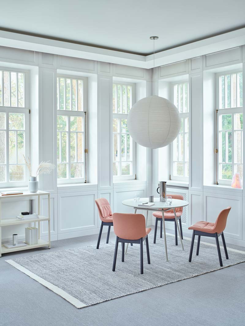 Baltic 2 Soft Duo BLK5P14 - Stuhl mit holzbasis in Grau präsentiert im Onlineshop von KAQTU Design AG. Stuhl ist von Mdd