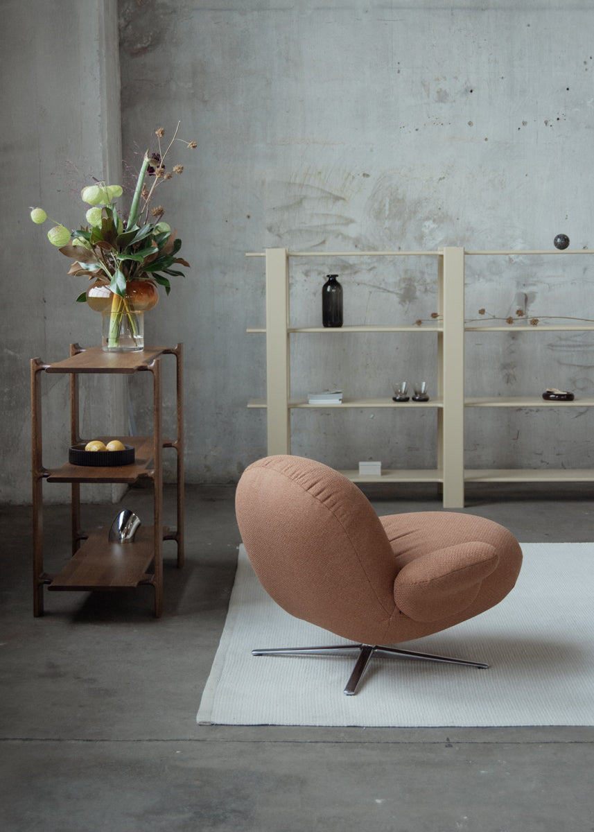 Baoza BAO01 - Sessel in Rust 407 präsentiert im Onlineshop von KAQTU Design AG. Drehsessel ist von Tamo