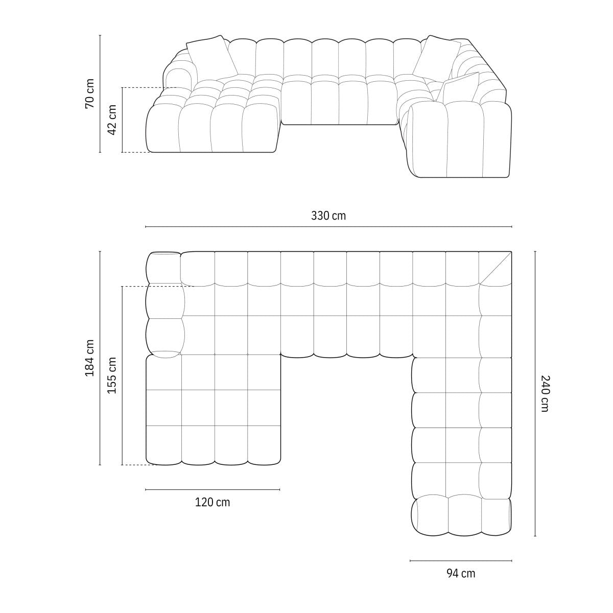Treno von Cosmopolitan Design: Sofas für jeden Raum