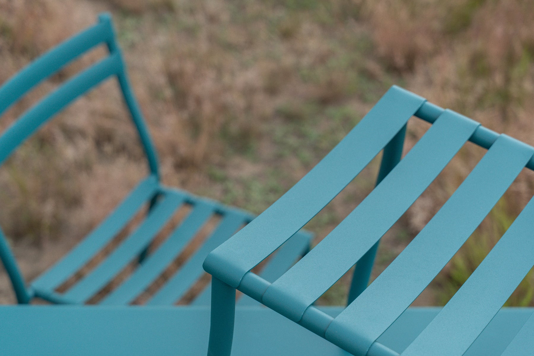 Flaner FLR02 - Stuhl, Set von 2 Stück in Türkis präsentiert im Onlineshop von KAQTU Design AG. Gartenstuhl ist von Mdd