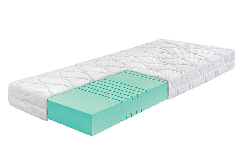 7-Zonen-Hybridschaummatratze in Weiss präsentiert im Onlineshop von KAQTU Design AG. Matratze ist von Müller Möbelwerkstätten