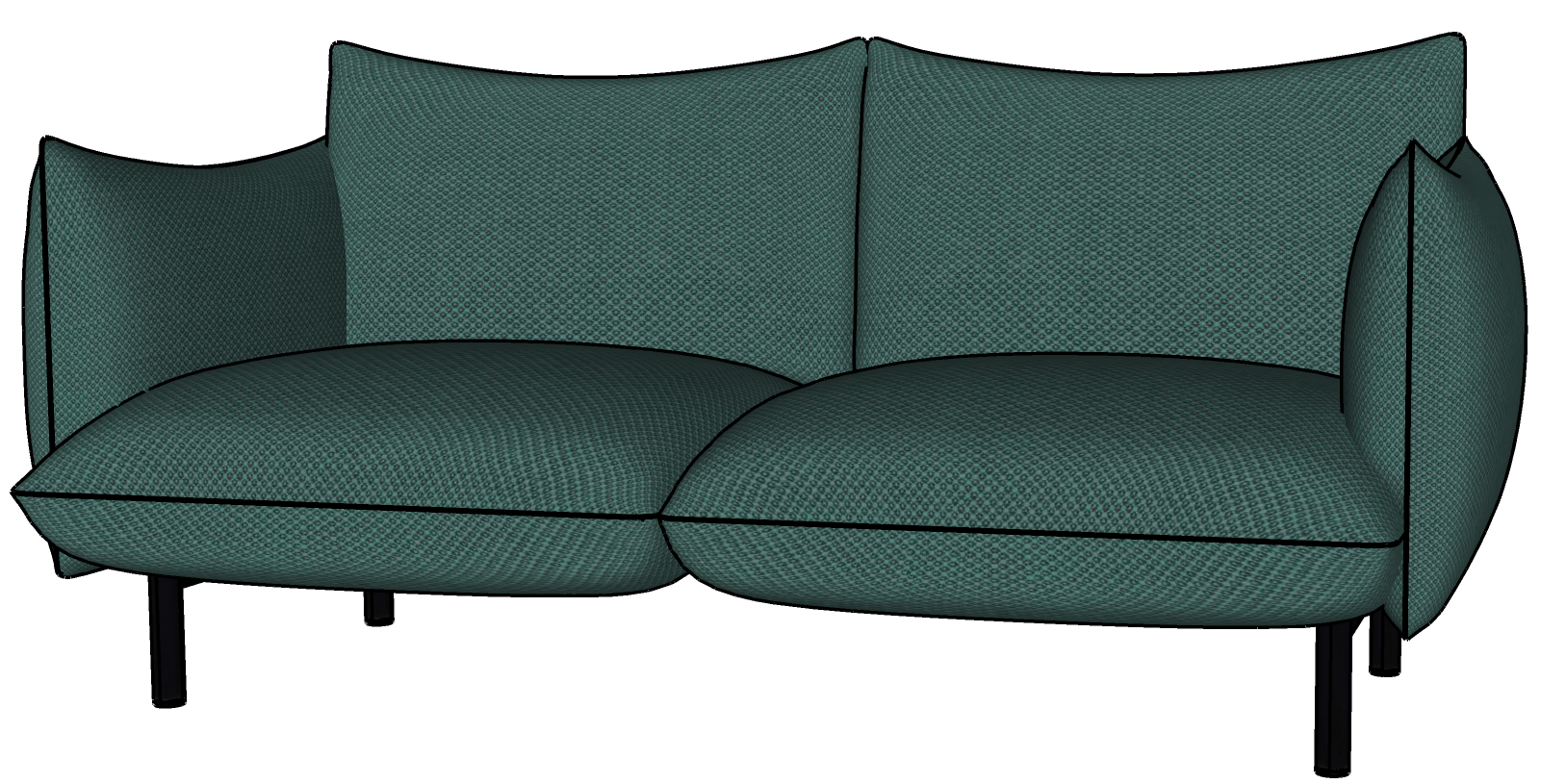 Ark Modular Sofa: Zeitloses Design für moderne Wohnräume.