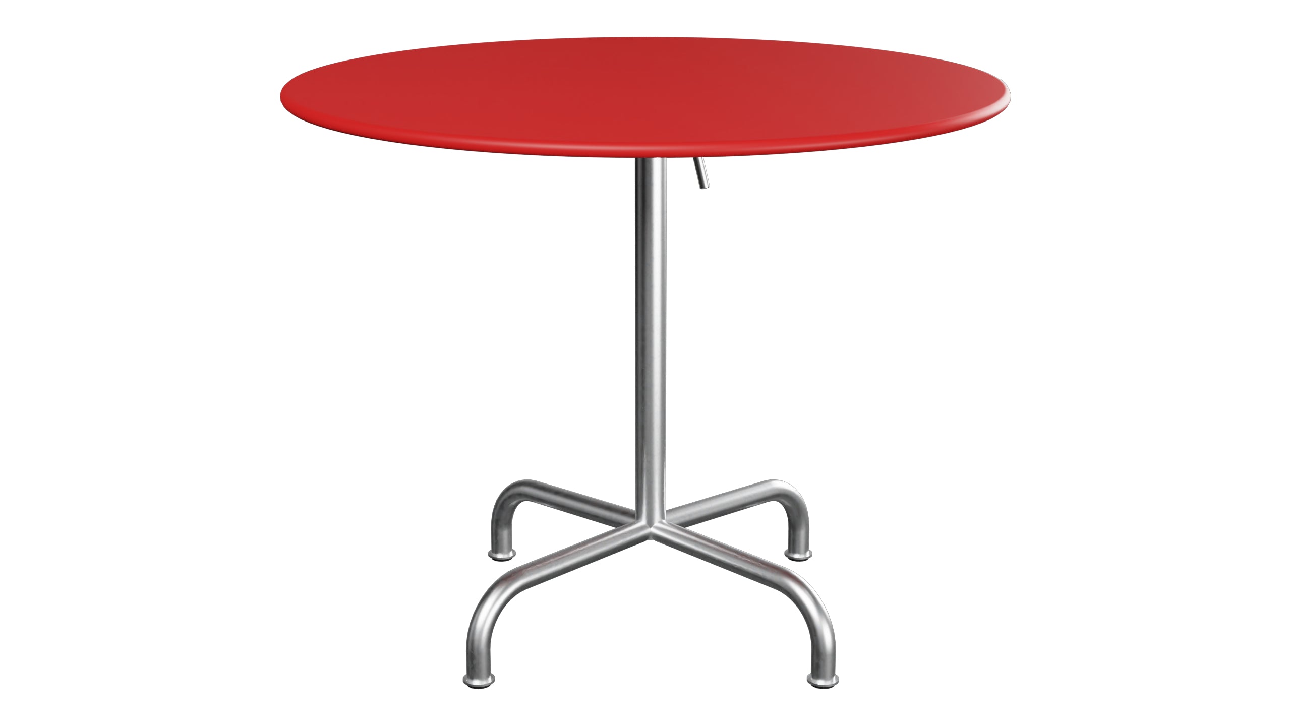 Rigi Metall-Gartentisch ø90 klappbar in Rot präsentiert im Onlineshop von KAQTU Design AG. Gartentisch ist von Schaffner