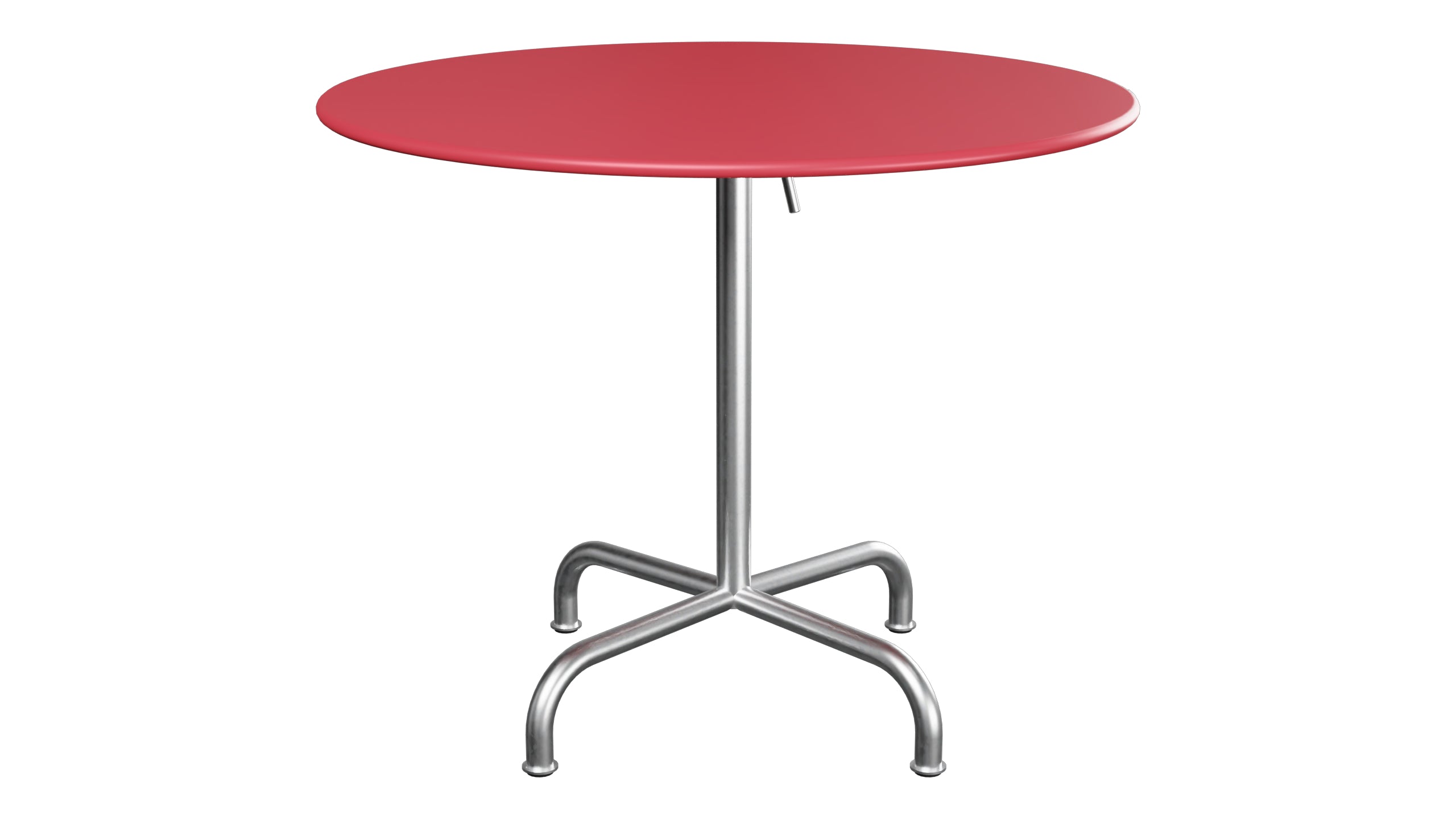 Rigi Metall-Gartentisch ø90 klappbar in Ahornrot präsentiert im Onlineshop von KAQTU Design AG. Gartentisch ist von Schaffner