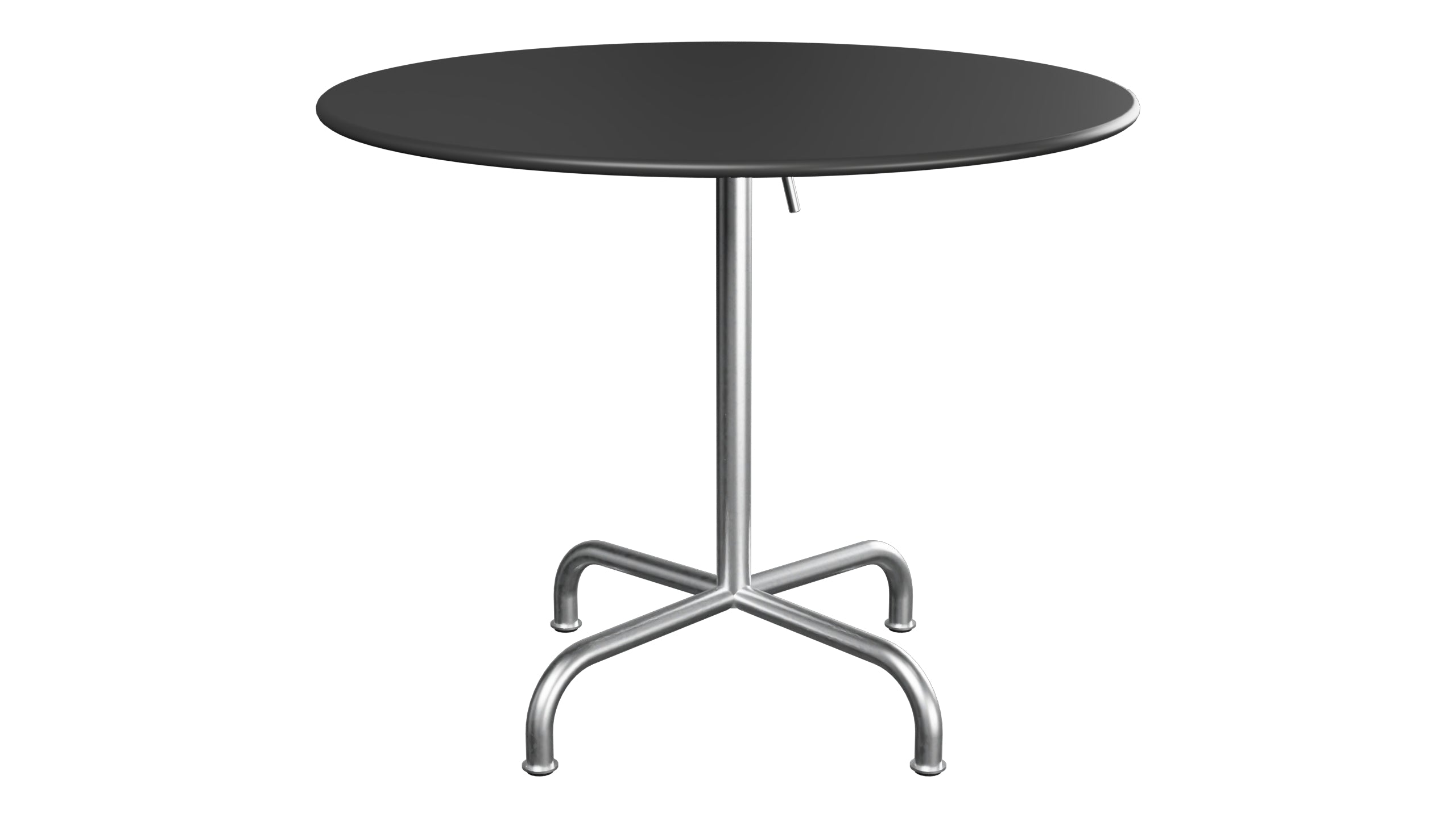 Rigi Metall-Gartentisch ø90 klappbar in Anthrazit präsentiert im Onlineshop von KAQTU Design AG. Gartentisch ist von Schaffner