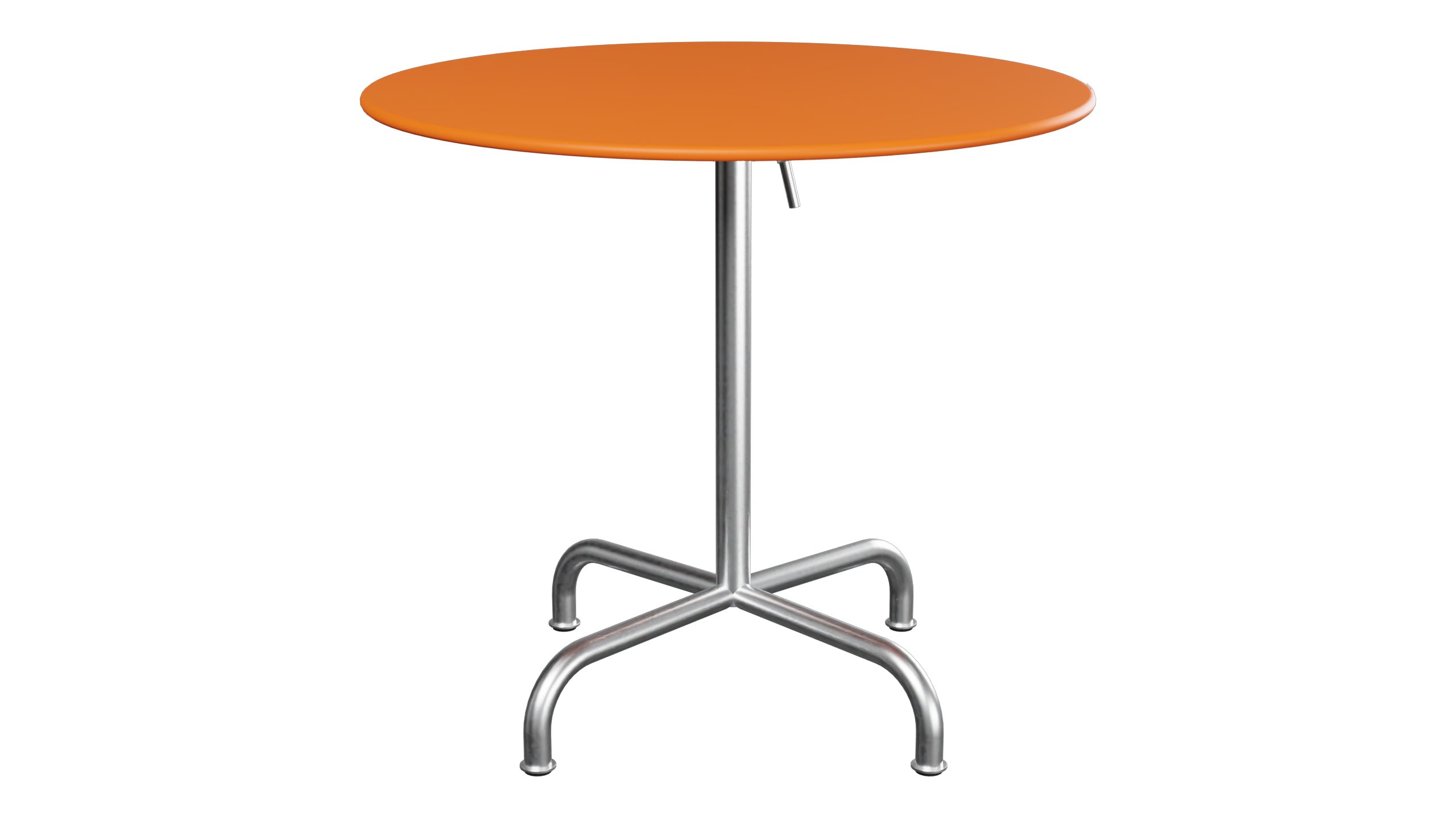 Rigi Metall-Gartentisch ø80 klappbar in Orange präsentiert im Onlineshop von KAQTU Design AG. Gartentisch ist von Schaffner