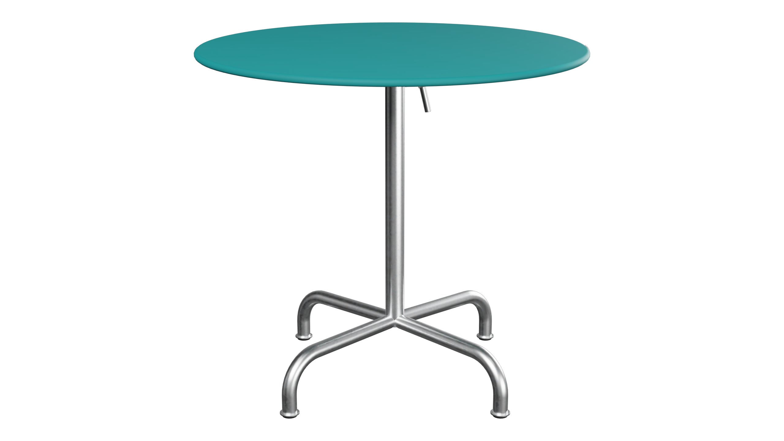 Rigi Metall-Gartentisch ø80 klappbar in Kaliblau präsentiert im Onlineshop von KAQTU Design AG. Gartentisch ist von Schaffner