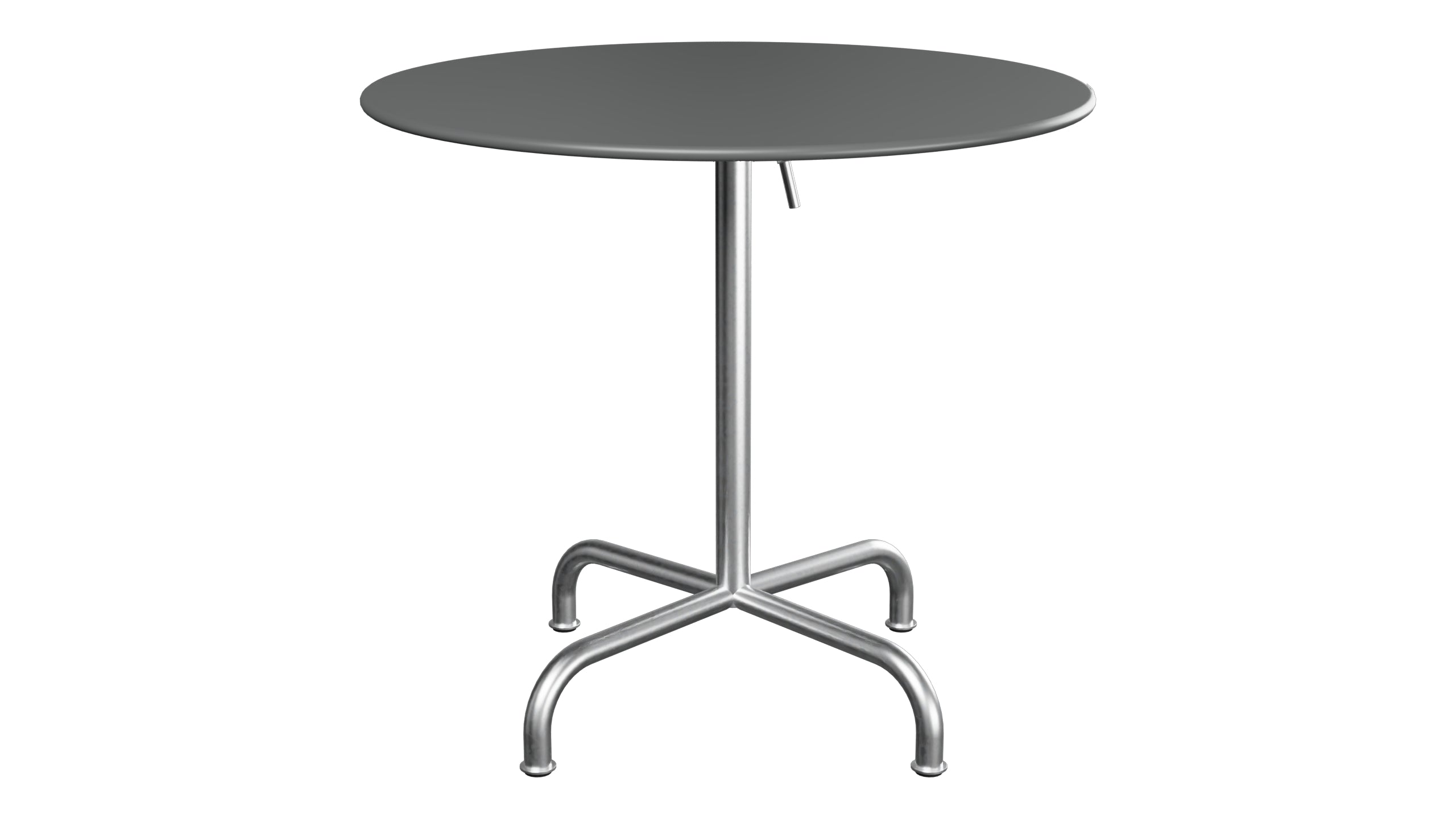 Rigi Metall-Gartentisch ø80 klappbar in Graphit präsentiert im Onlineshop von KAQTU Design AG. Gartentisch ist von Schaffner