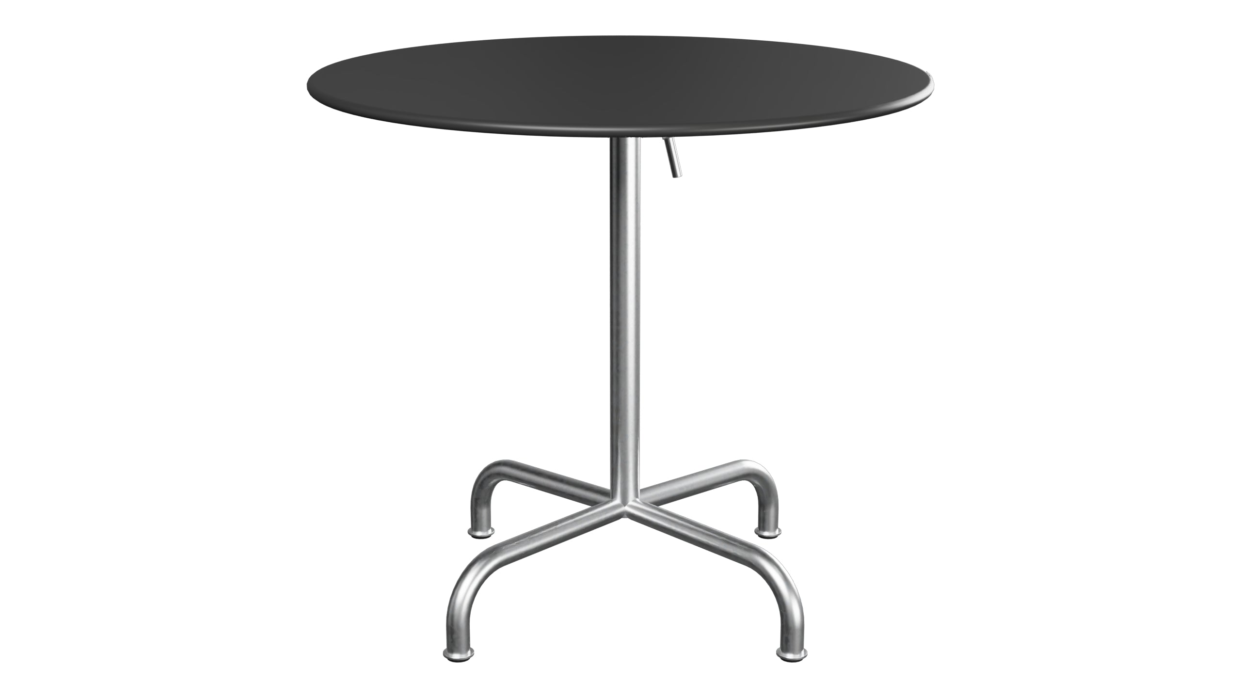 Rigi Metall-Gartentisch ø80 klappbar in Anthrazit präsentiert im Onlineshop von KAQTU Design AG. Gartentisch ist von Schaffner