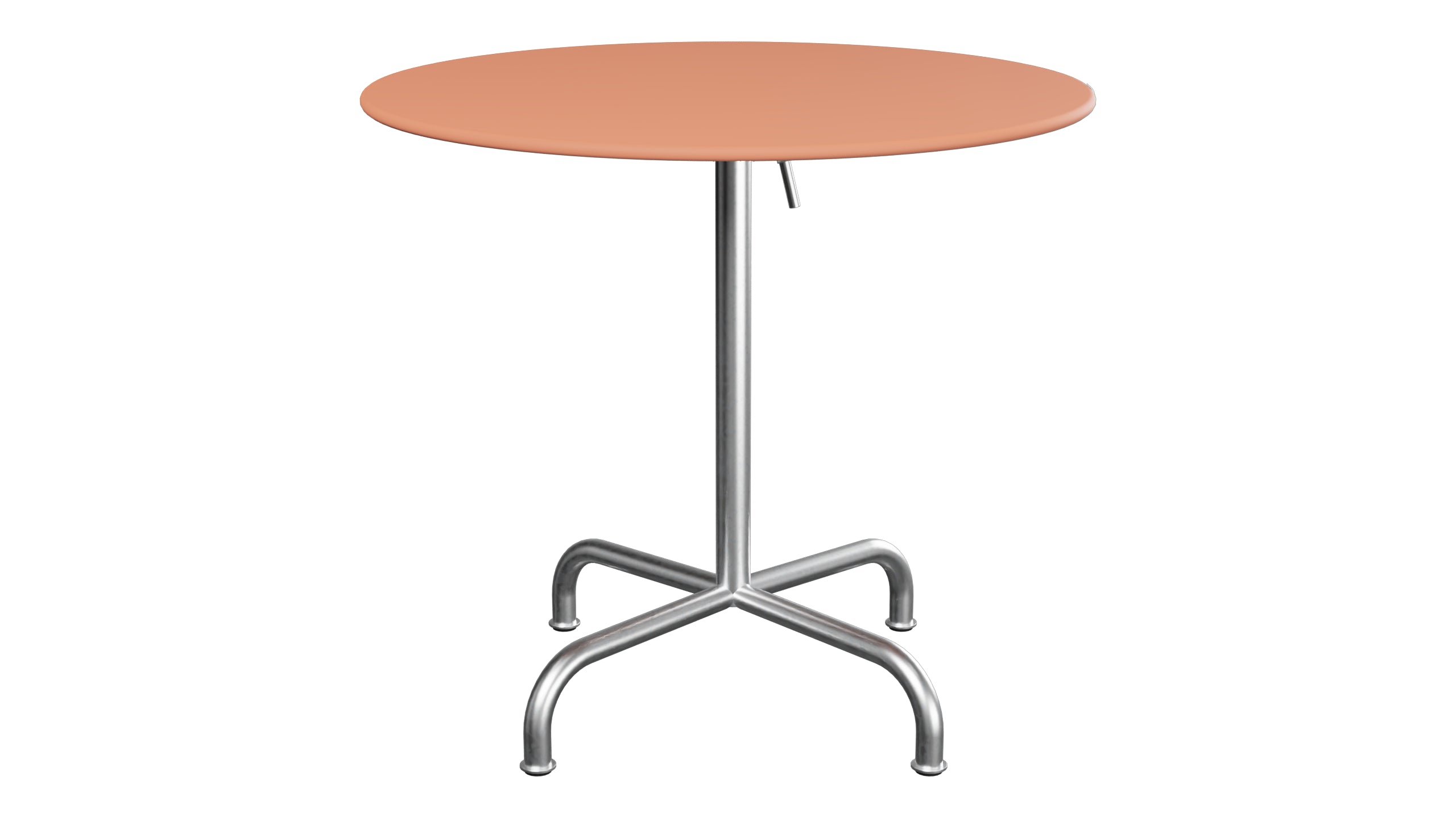 Rigi Metall-Gartentisch ø80 klappbar in Pastellterracotta präsentiert im Onlineshop von KAQTU Design AG. Gartentisch ist von Schaffner