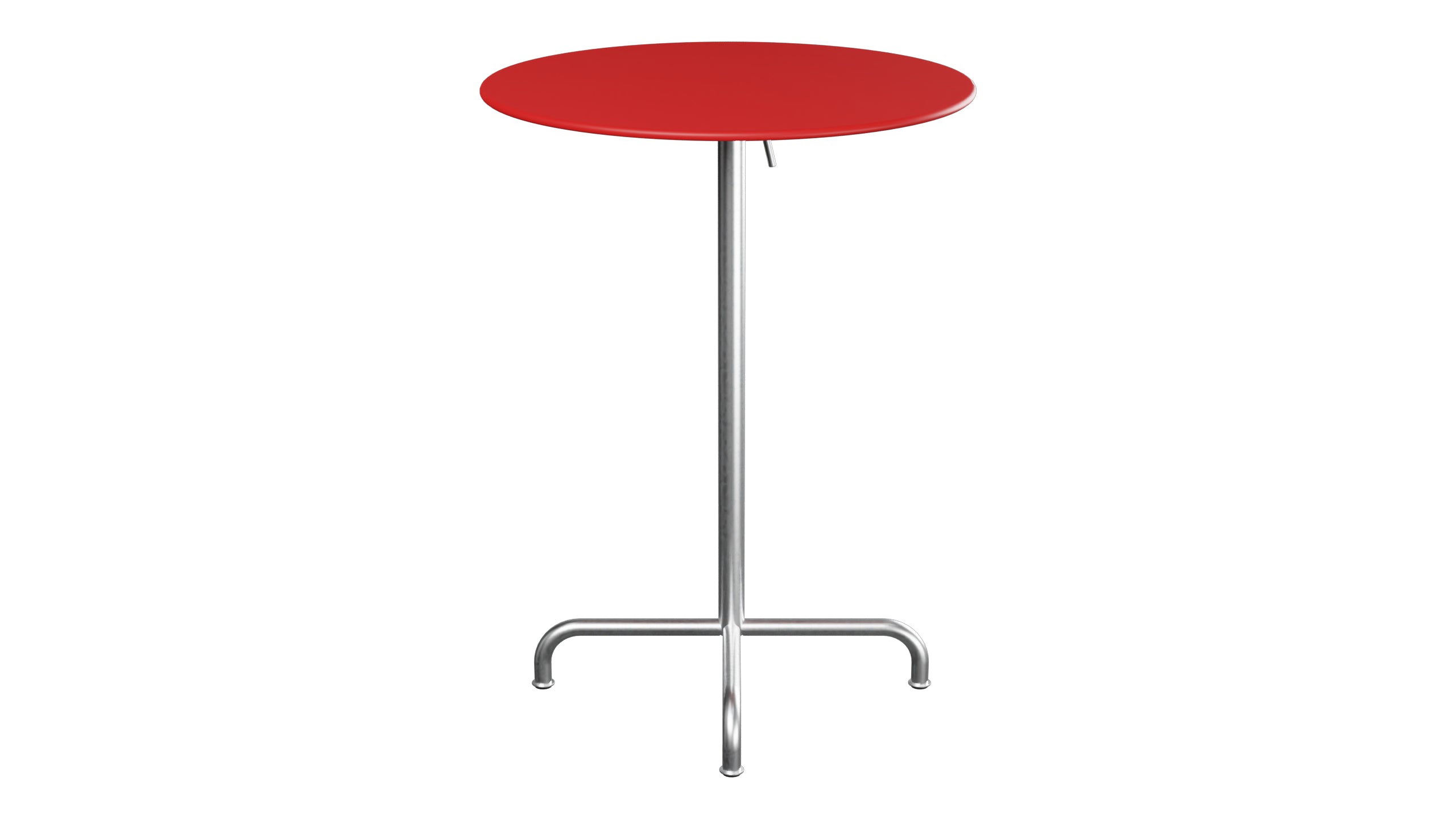 Rigi Metall-Stehtisch Outdoor ø80 / 110 klappbar  in Rot präsentiert im Onlineshop von KAQTU Design AG. Hochtisch Outdoor ist von Schaffner