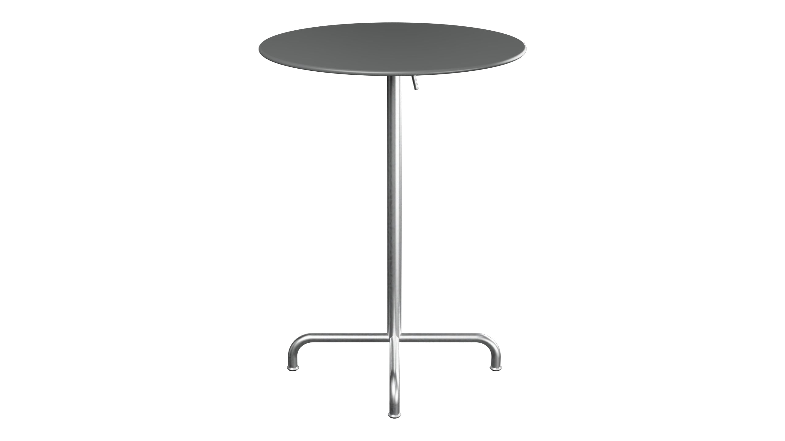 Rigi Metall-Stehtisch Outdoor ø80 / 110 klappbar  in Graphit präsentiert im Onlineshop von KAQTU Design AG. Hochtisch Outdoor ist von Schaffner