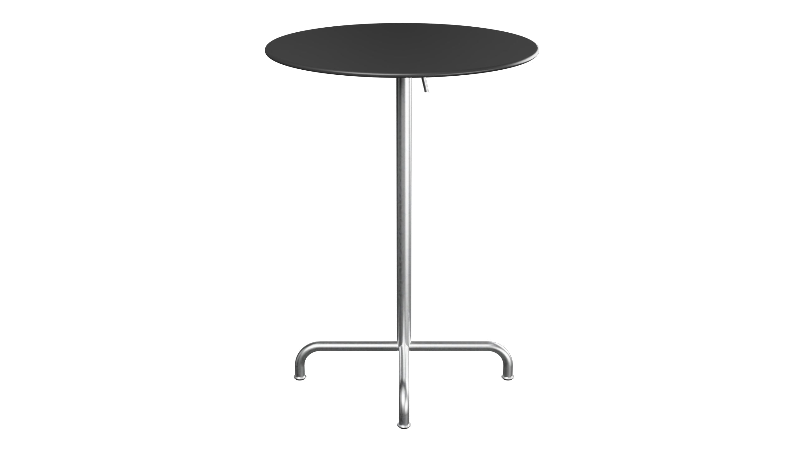Rigi Metall-Stehtisch Outdoor ø80 / 110 klappbar  in Anthrazit präsentiert im Onlineshop von KAQTU Design AG. Hochtisch Outdoor ist von Schaffner