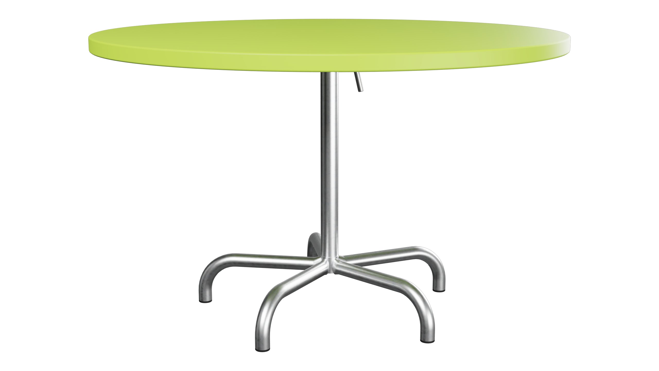 Säntis Metall-Gartentisch ø117 klappbar in Hellgrün präsentiert im Onlineshop von KAQTU Design AG. Gartentisch ist von Schaffner