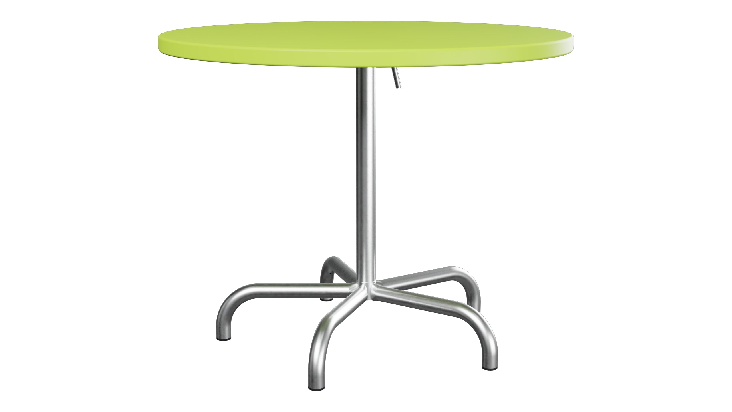 Säntis Metall-Gartentisch ø92 klappbar in Hellgrün präsentiert im Onlineshop von KAQTU Design AG. Gartentisch ist von Schaffner