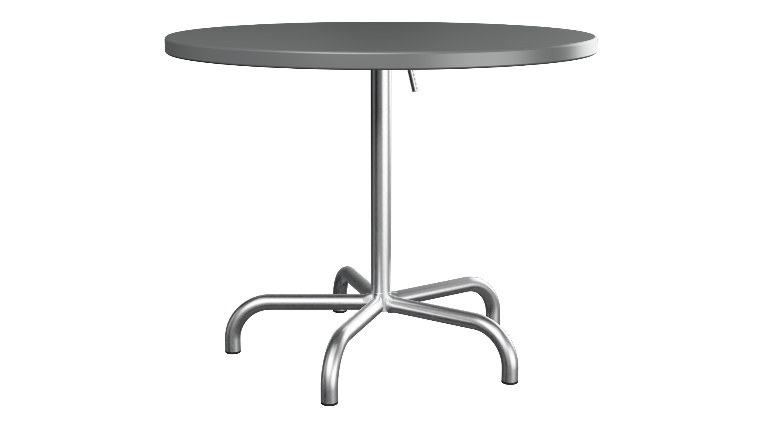 Säntis Metall-Gartentisch ø92 klappbar in Graphit präsentiert im Onlineshop von KAQTU Design AG. Gartentisch ist von Schaffner