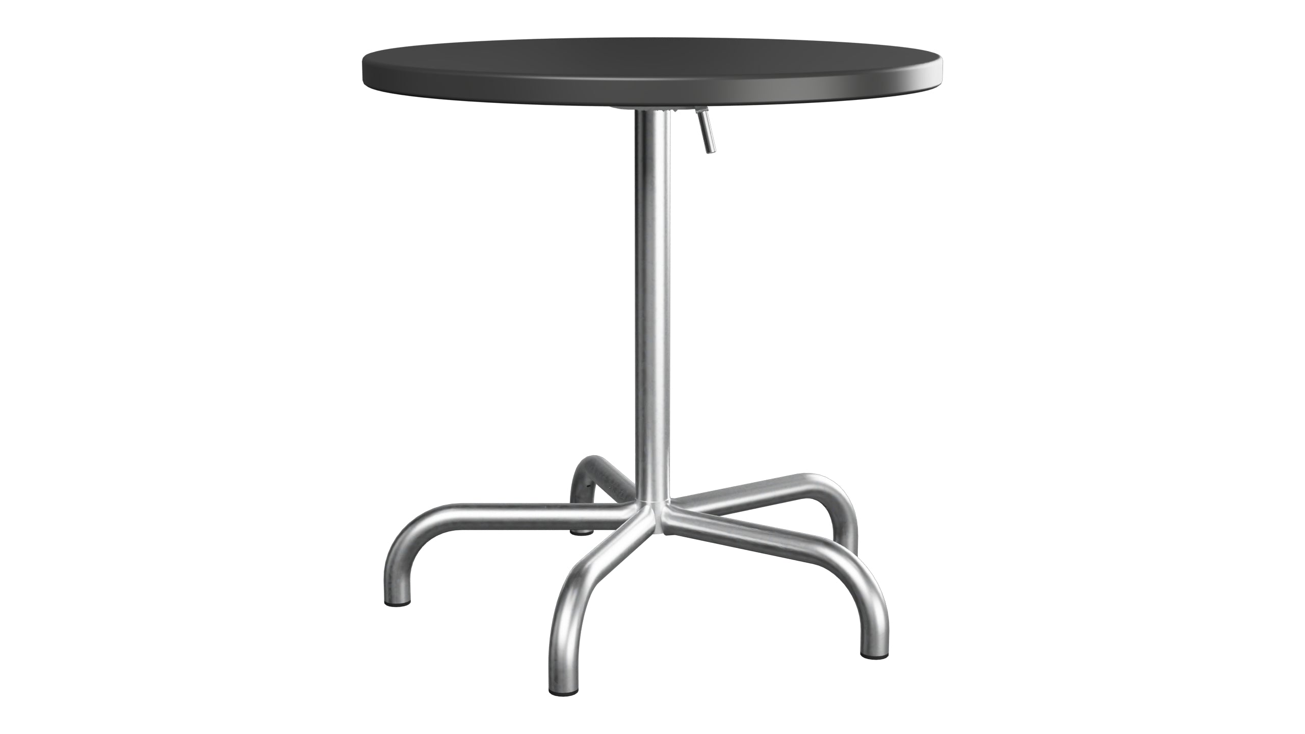 Säntis Metall-Gartentisch ø72 klappbar in Anthrazit präsentiert im Onlineshop von KAQTU Design AG. Gartentisch ist von Schaffner