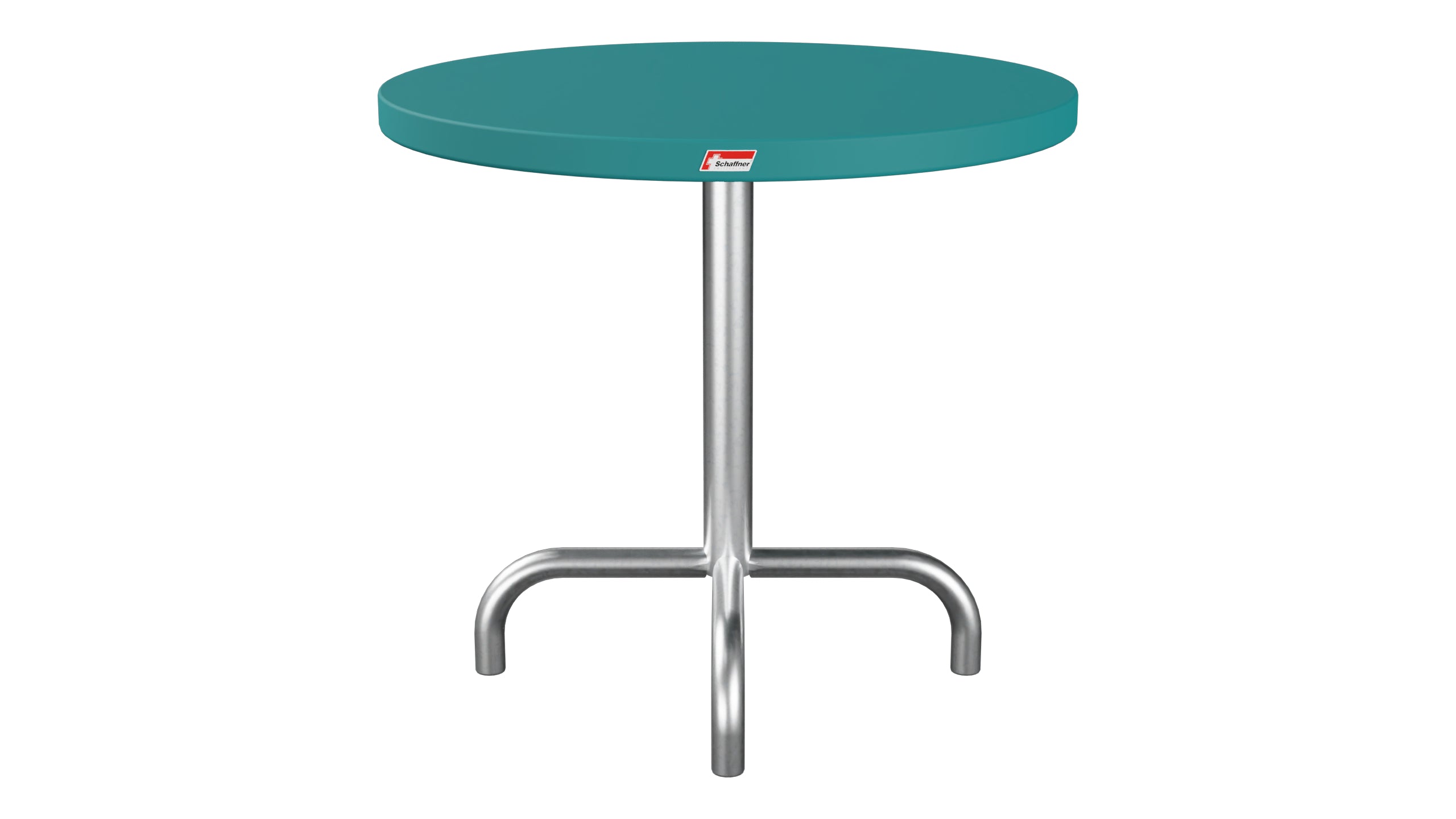 Säntis Metall-Beistelltisch Outdoor ø54 / 50 in Kaliblau präsentiert im Onlineshop von KAQTU Design AG. Beistelltisch Outdoor ist von Schaffner