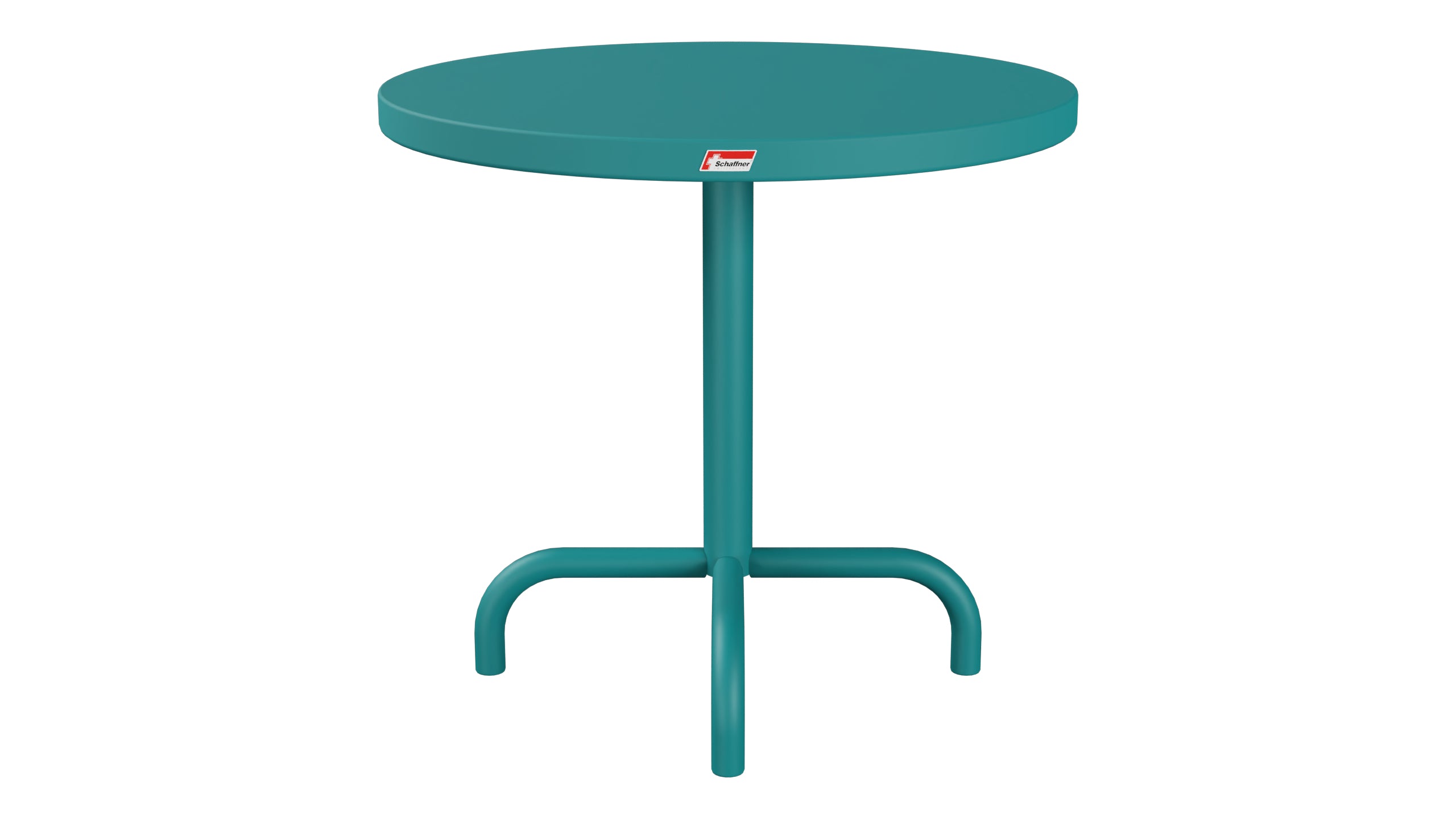 Säntis Metall-Beistelltisch Outdoor ø54 / 50 in Kaliblau präsentiert im Onlineshop von KAQTU Design AG. Beistelltisch Outdoor ist von Schaffner