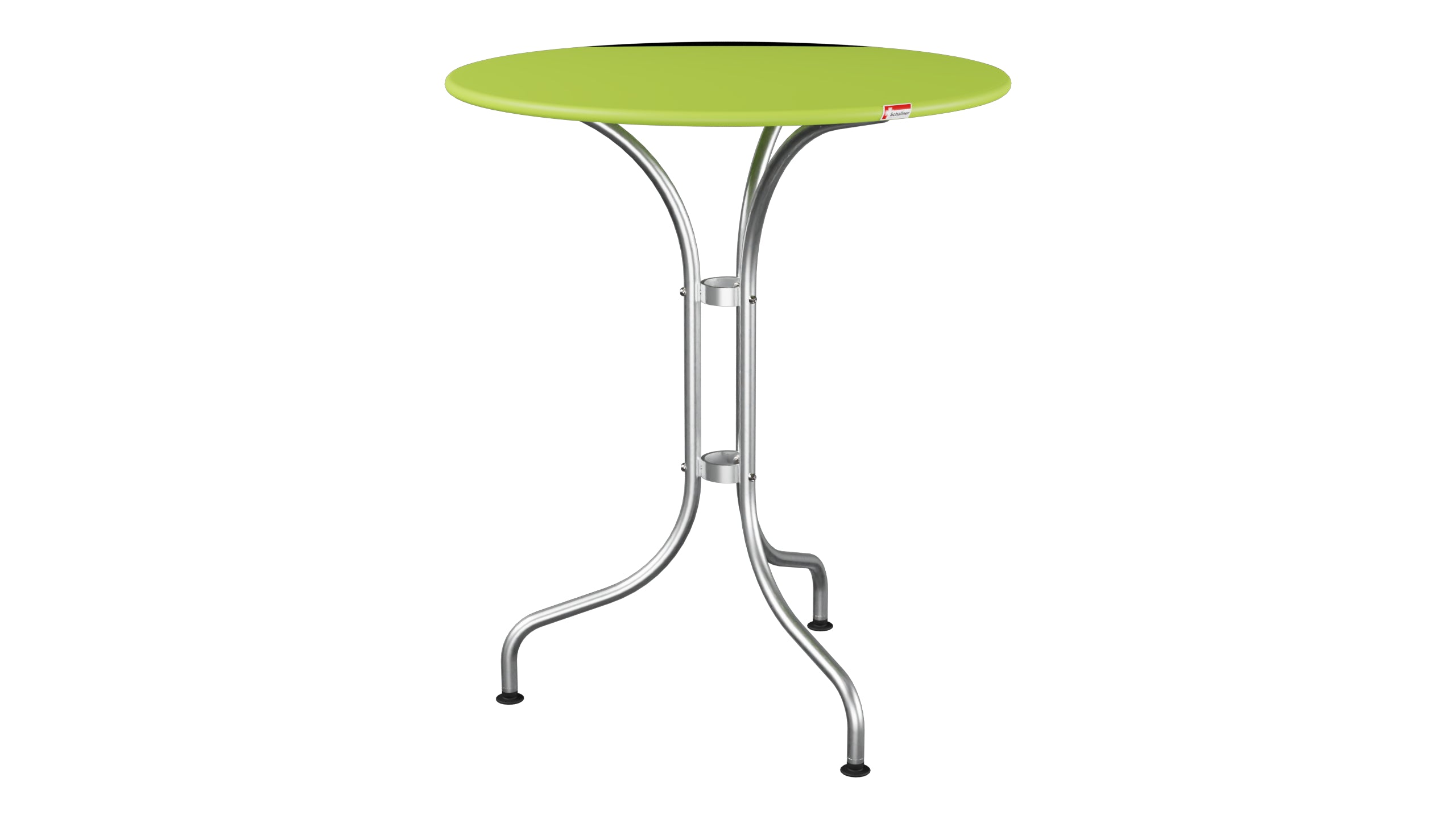 St. Moritz Metall-Gartentisch ø60 in Hellgrün präsentiert im Onlineshop von KAQTU Design AG. Gartentisch ist von Schaffner