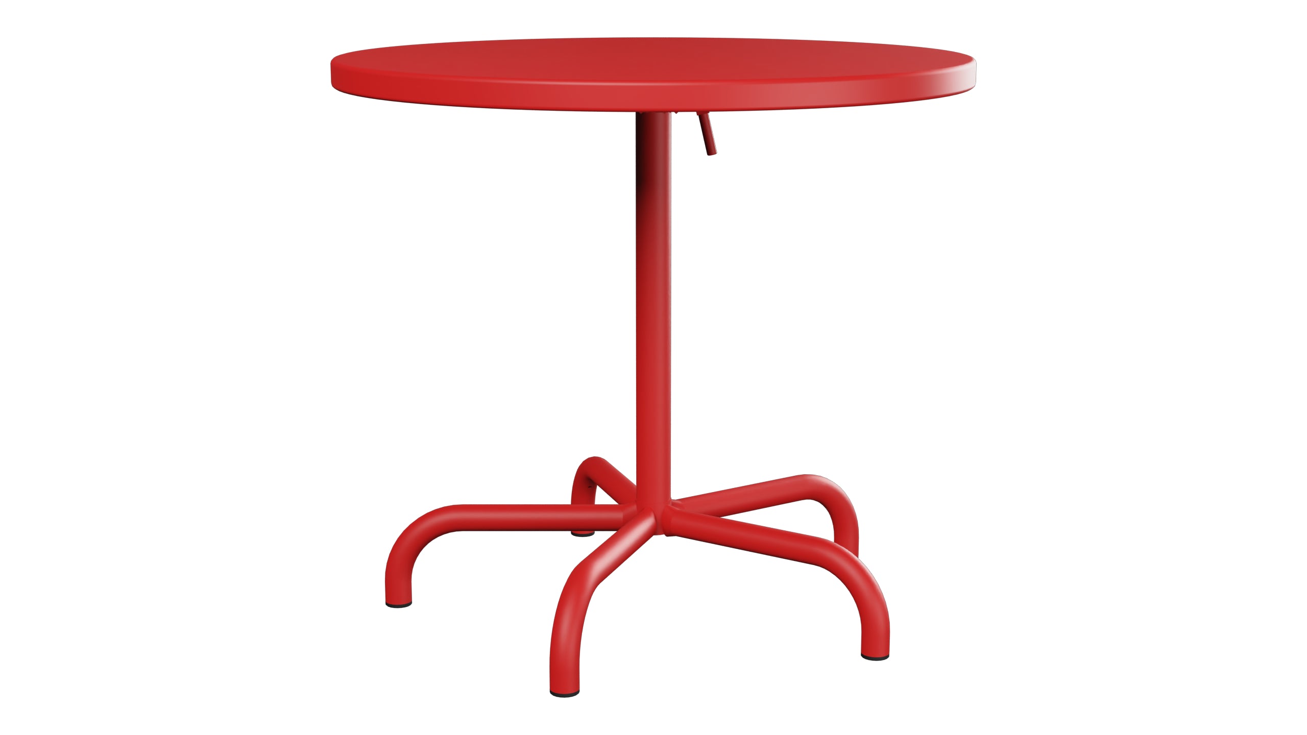 Säntis Metall-Gartentisch ø80 klappbar in Rot präsentiert im Onlineshop von KAQTU Design AG. Gartentisch ist von Schaffner
