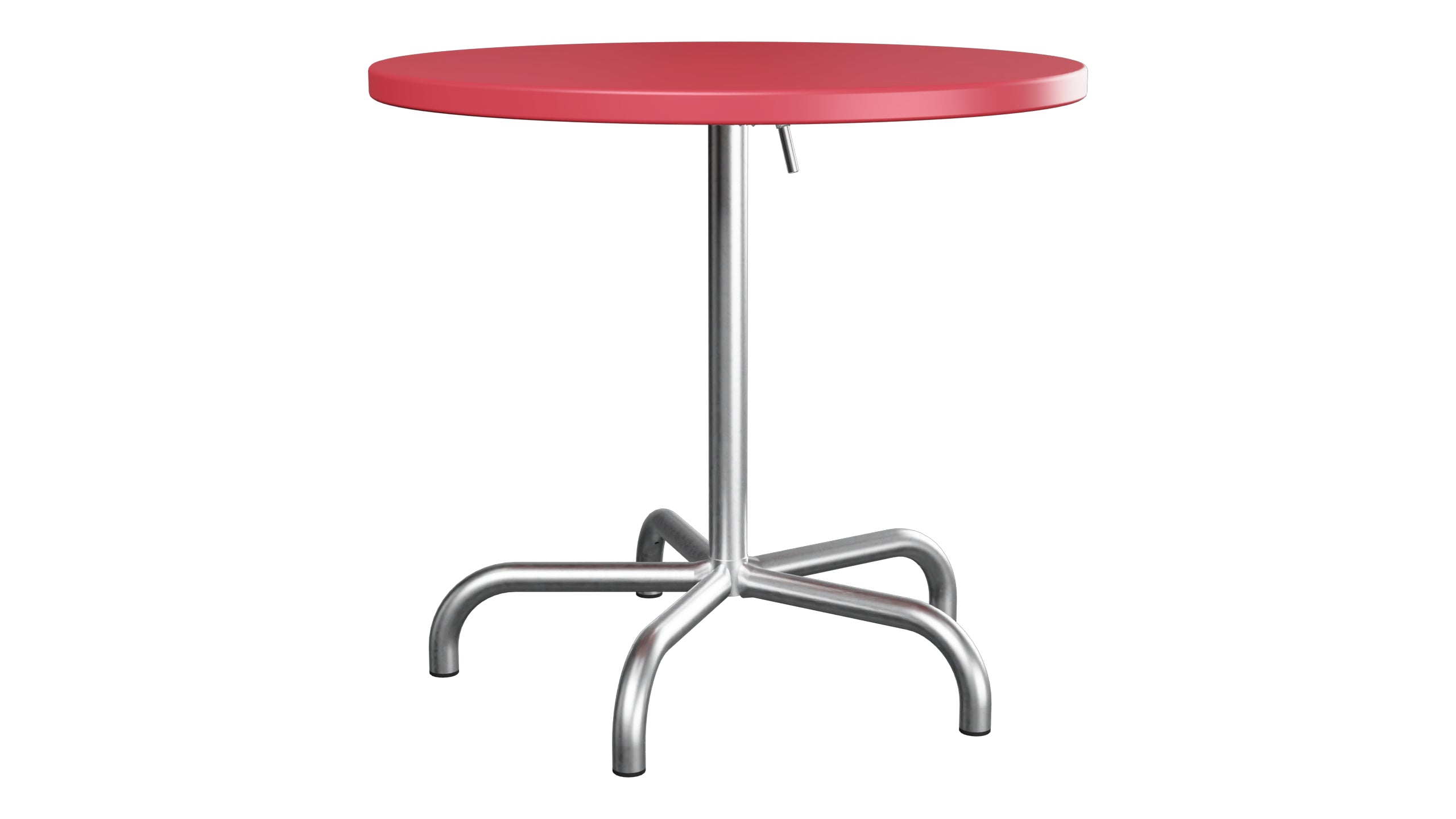 Säntis Metall-Gartentisch ø80 klappbar in Ahornrot präsentiert im Onlineshop von KAQTU Design AG. Gartentisch ist von Schaffner