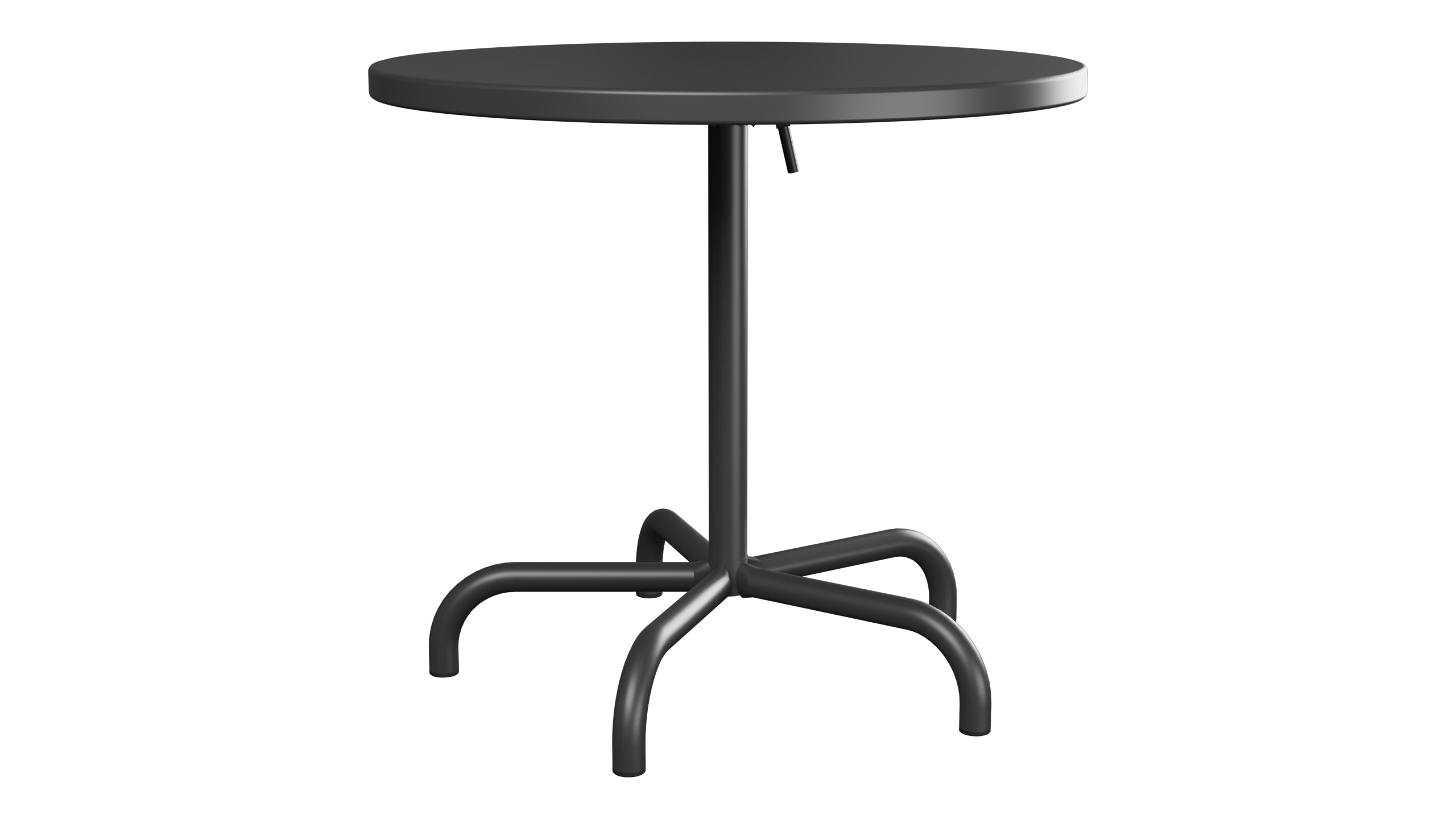 Säntis Metall-Gartentisch ø80 klappbar in Anthrazit präsentiert im Onlineshop von KAQTU Design AG. Gartentisch ist von Schaffner