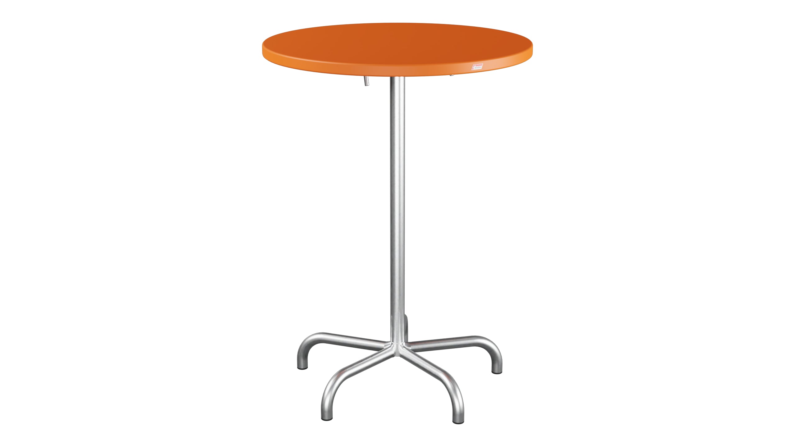 Säntis metal bar table outdoor ø80/110 foldable
