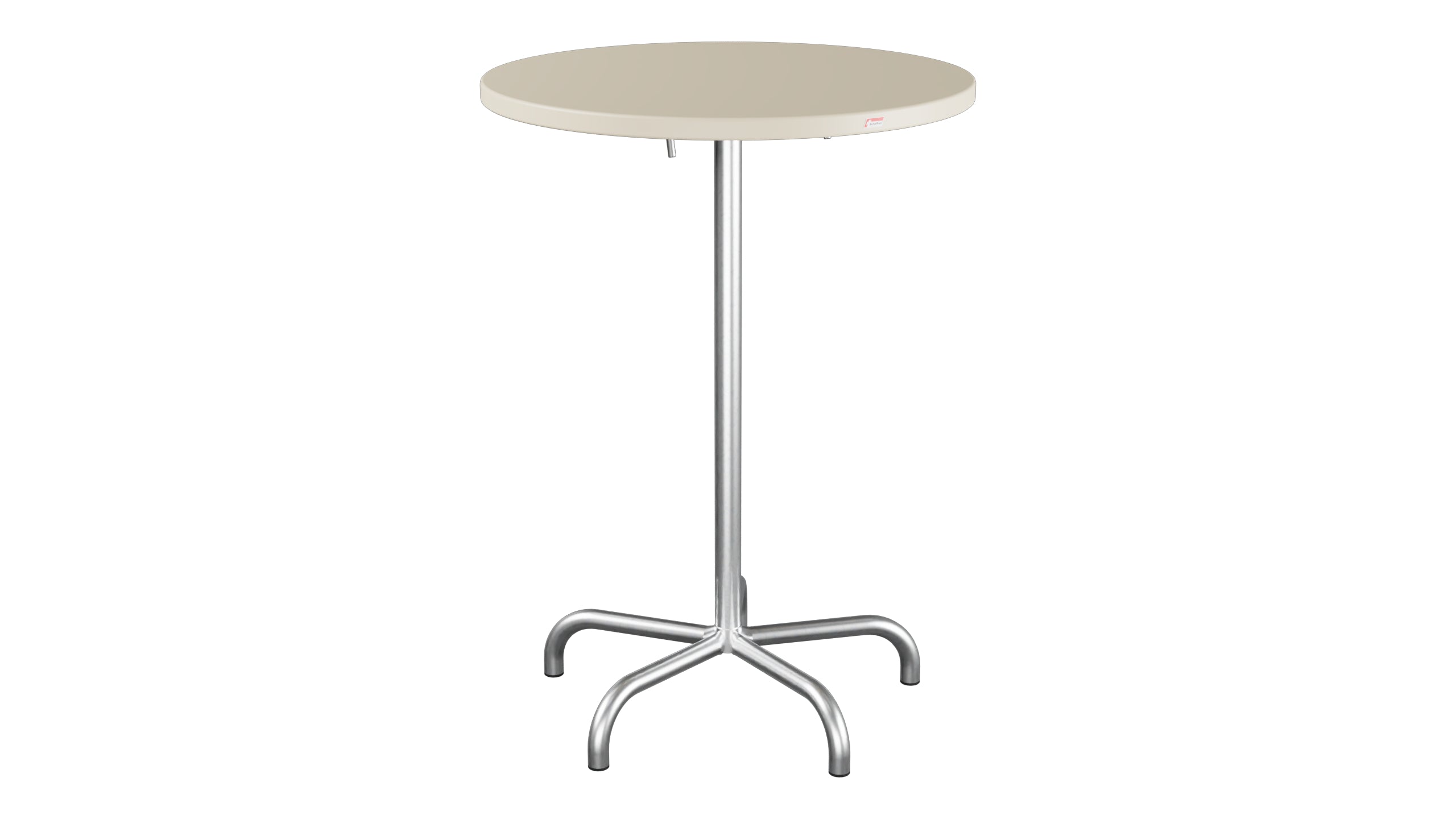 Säntis metal bar table outdoor ø80/110 foldable