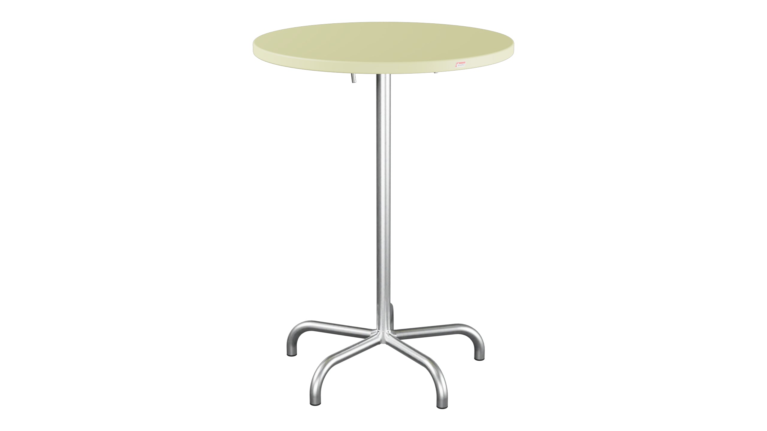 Säntis metal bar table outdoor ø80/110 foldable