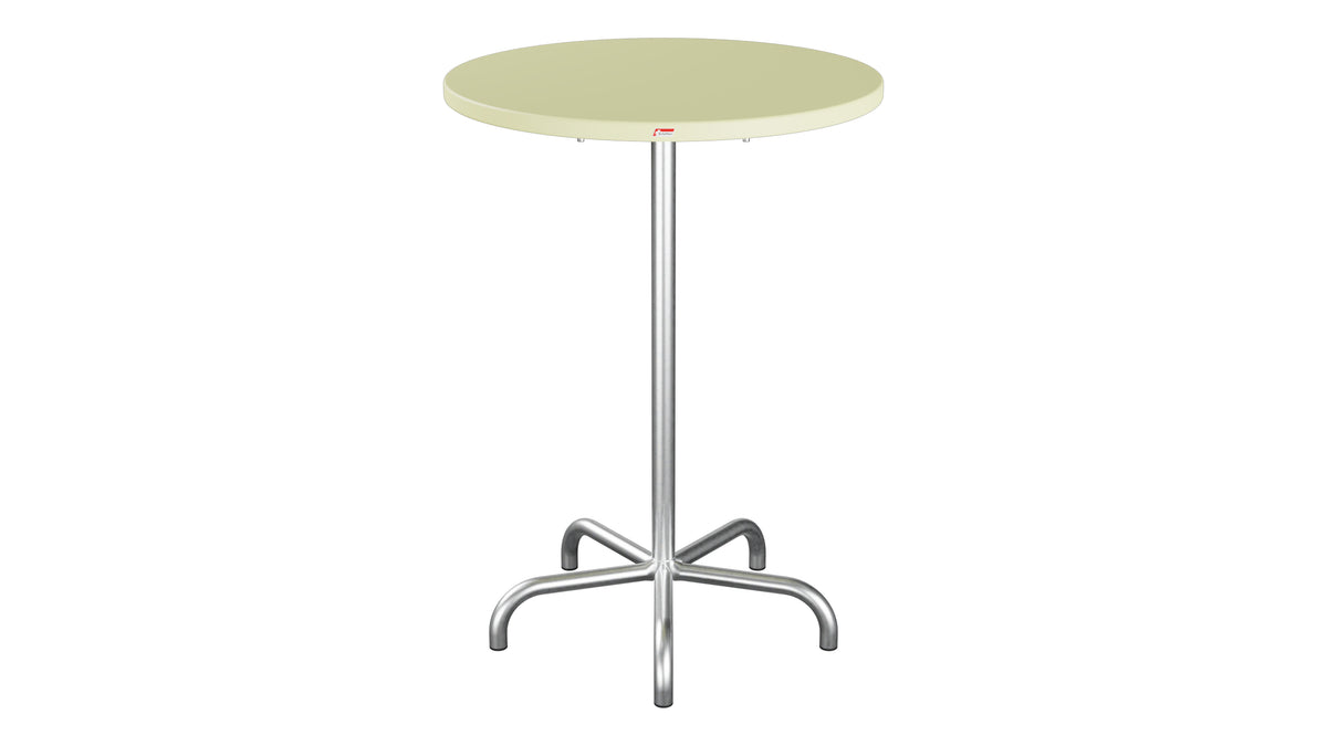 Säntis Metall-Stehtisch Outdoor ø80 / 110 klappbar in Buchsbaumgelb präsentiert im Onlineshop von KAQTU Design AG. Hochtisch Outdoor ist von Schaffner