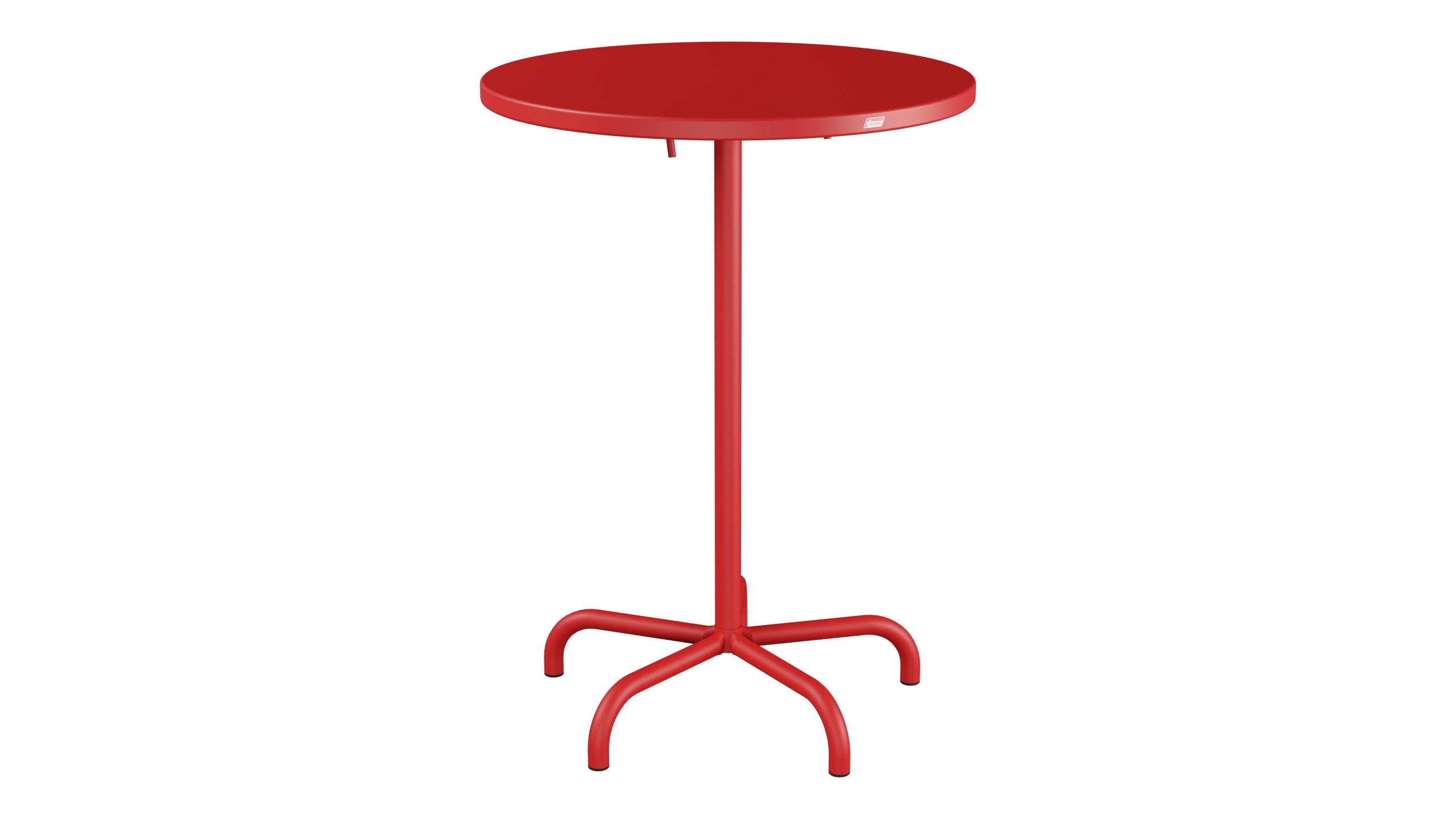 Säntis metal bar table outdoor ø80/110 foldable