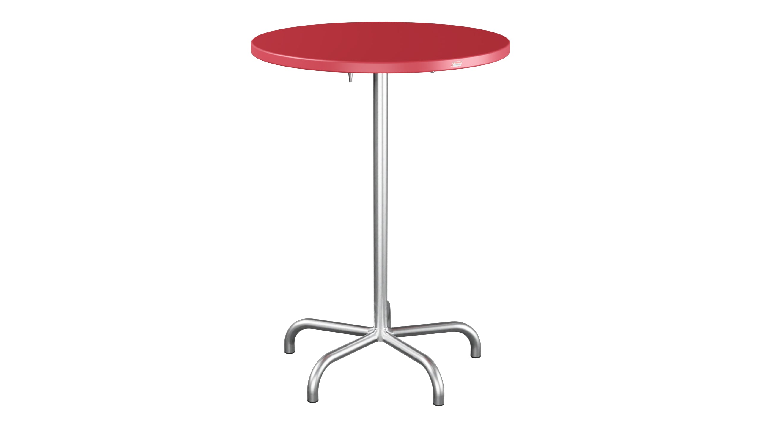 Säntis metal bar table outdoor ø80/110 foldable