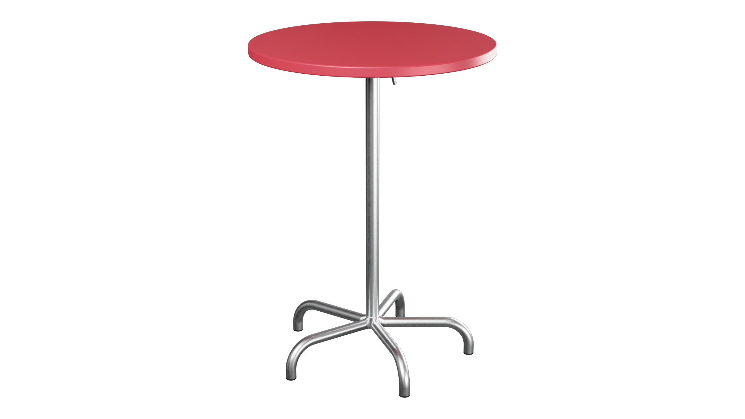 Säntis Metall-Stehtisch Outdoor ø80 / 110 klappbar in Ahornrot präsentiert im Onlineshop von KAQTU Design AG. Hochtisch Outdoor ist von Schaffner