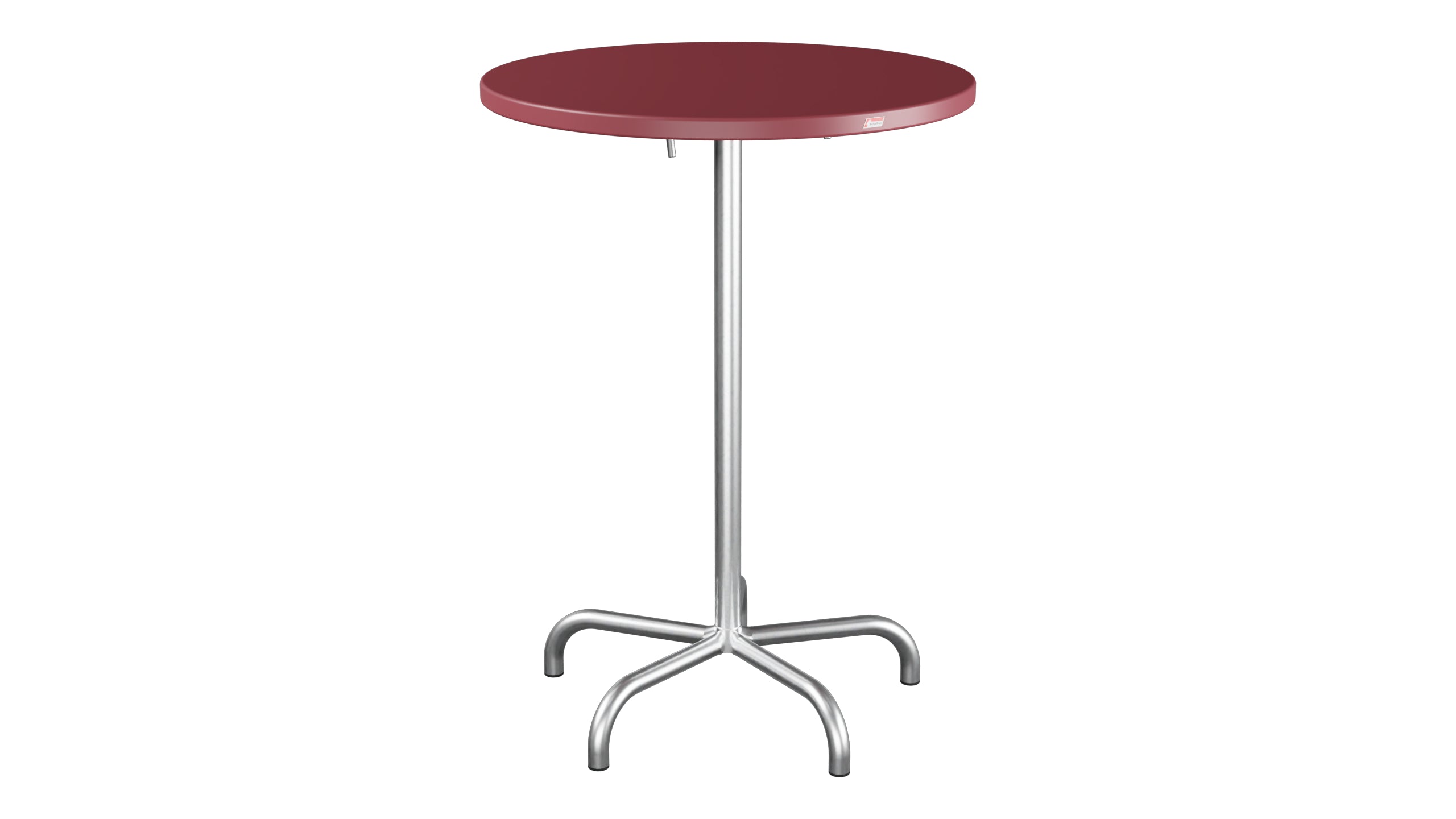 Säntis metal bar table outdoor ø80/110 foldable