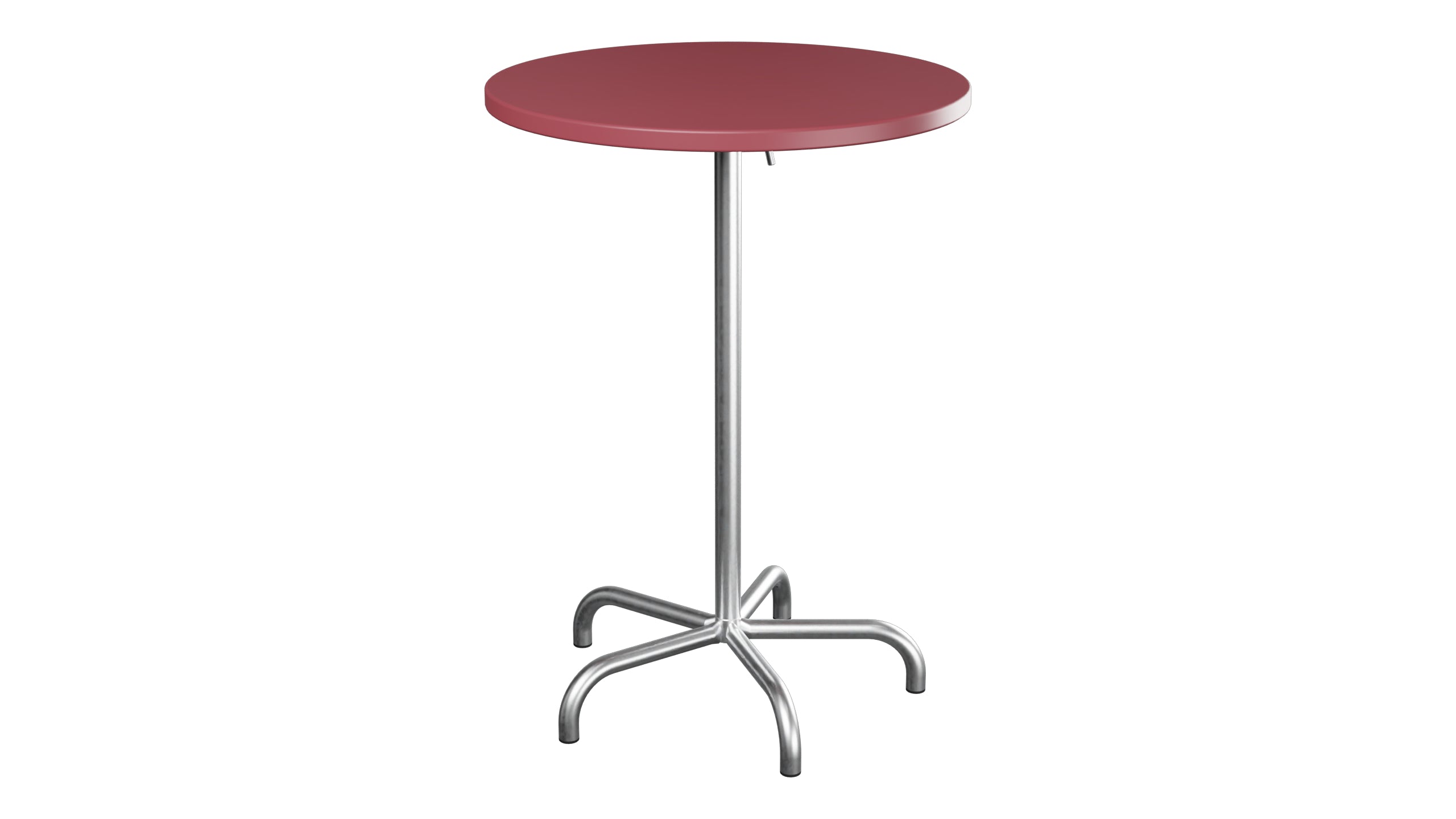Säntis Metall-Stehtisch Outdoor ø80 / 110 klappbar in Bordeaux präsentiert im Onlineshop von KAQTU Design AG. Hochtisch Outdoor ist von Schaffner