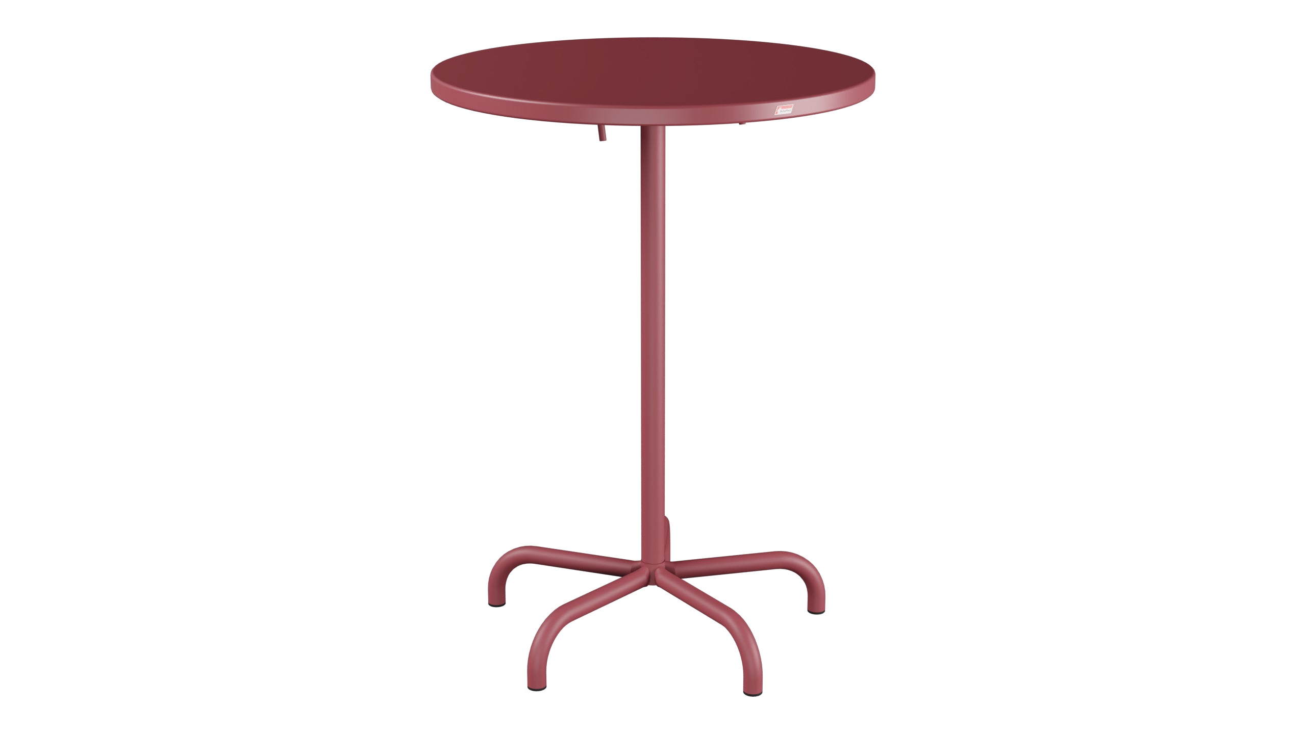 Säntis metal bar table outdoor ø80/110 foldable