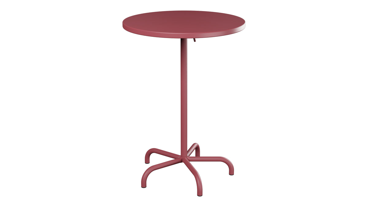 Säntis Metall-Stehtisch Outdoor ø80 / 110 klappbar in Bordeaux präsentiert im Onlineshop von KAQTU Design AG. Hochtisch Outdoor ist von Schaffner