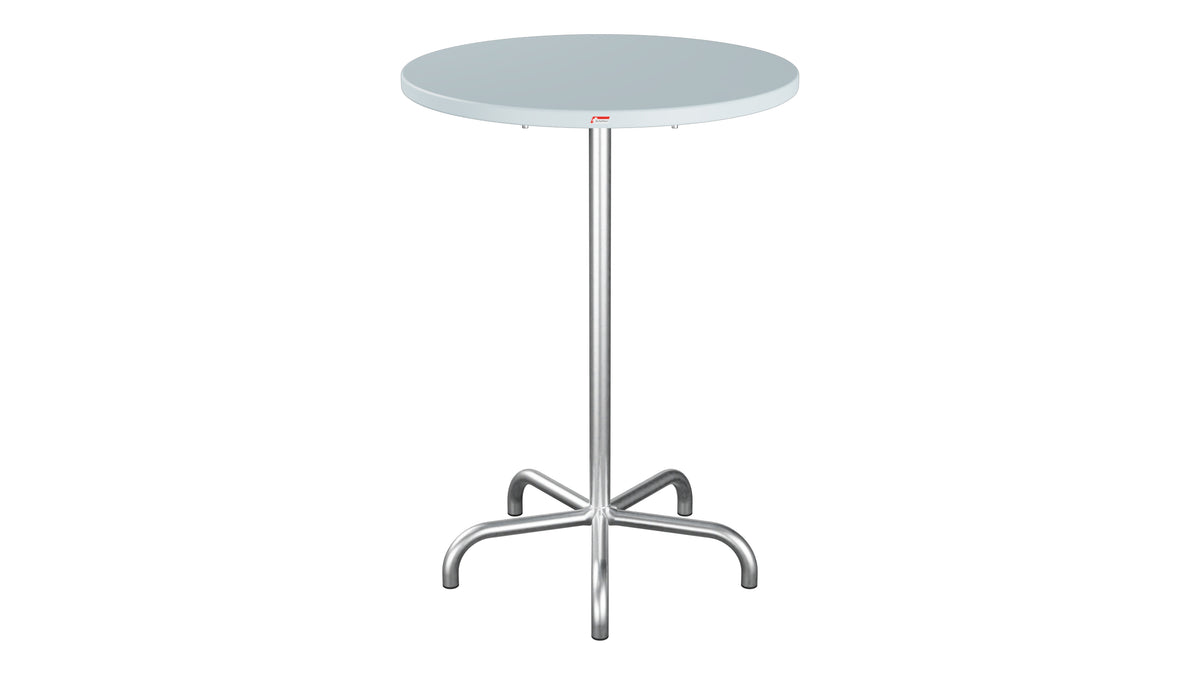 Säntis Metall-Stehtisch Outdoor ø80 / 110 klappbar in Pastellblau präsentiert im Onlineshop von KAQTU Design AG. Hochtisch Outdoor ist von Schaffner