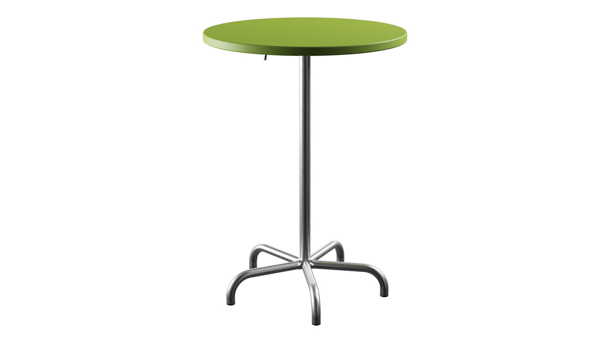 Säntis Metall-Stehtisch Outdoor ø80 / 110 klappbar in Hellgrün präsentiert im Onlineshop von KAQTU Design AG. Hochtisch Outdoor ist von Schaffner