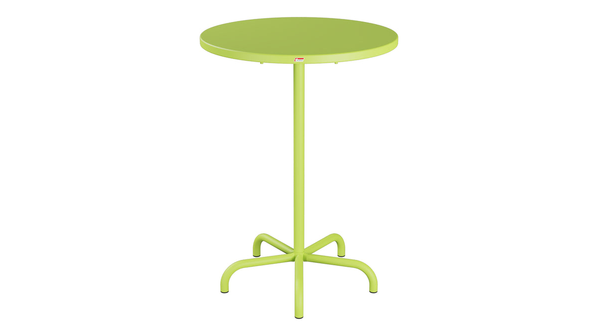 Säntis Metall-Stehtisch Outdoor ø80 / 110 klappbar in Hellgrün präsentiert im Onlineshop von KAQTU Design AG. Hochtisch Outdoor ist von Schaffner