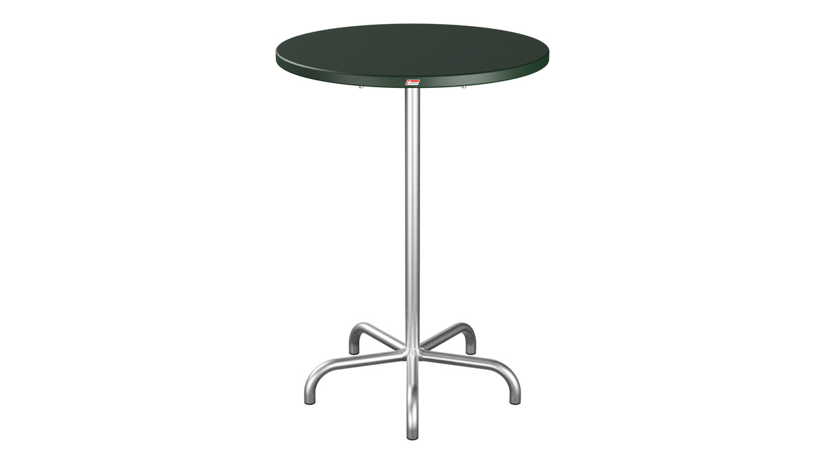 Säntis Metall-Stehtisch Outdoor ø80 / 110 klappbar in Tannengrün präsentiert im Onlineshop von KAQTU Design AG. Hochtisch Outdoor ist von Schaffner