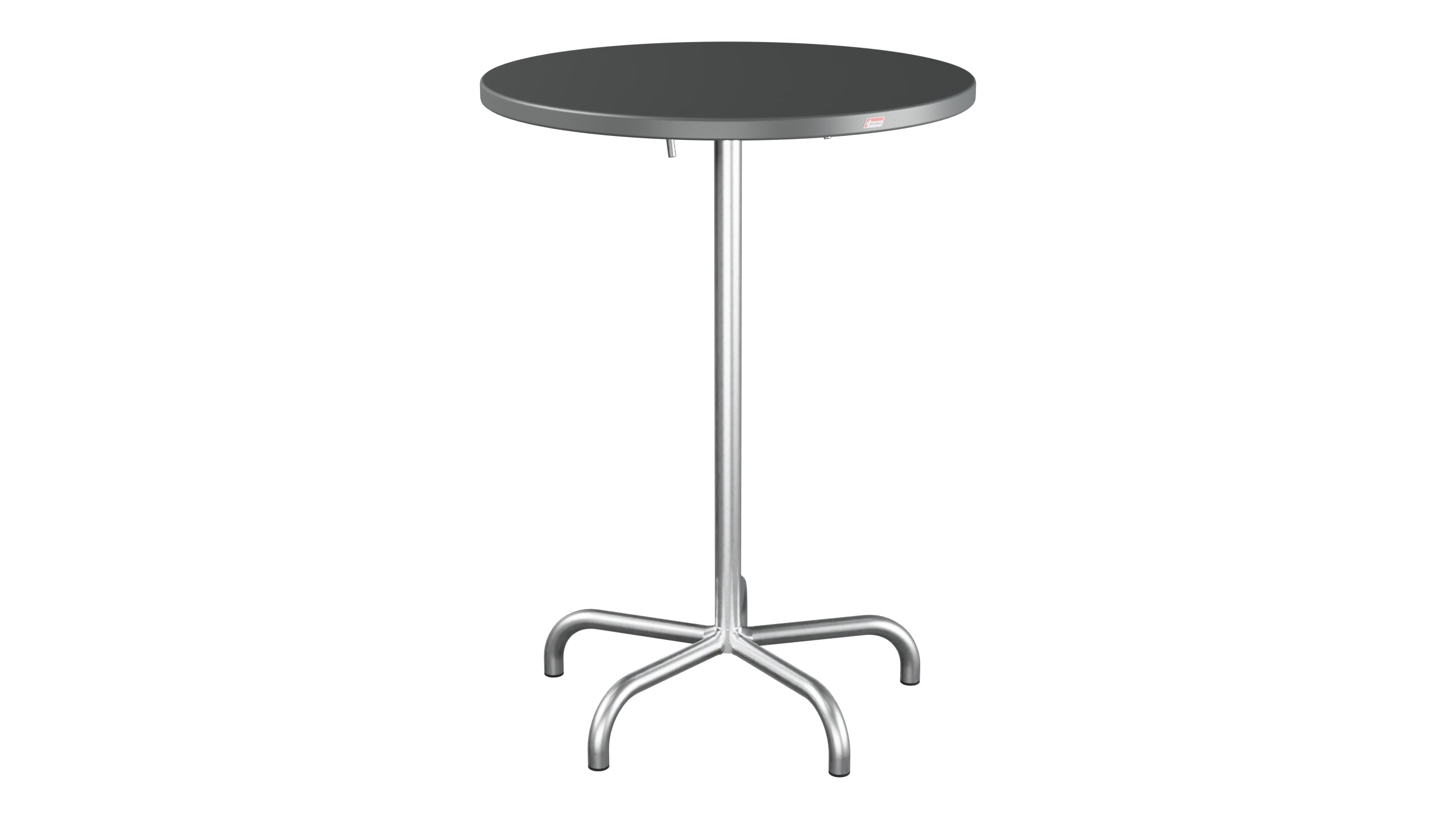 Säntis metal bar table outdoor ø80/110 foldable