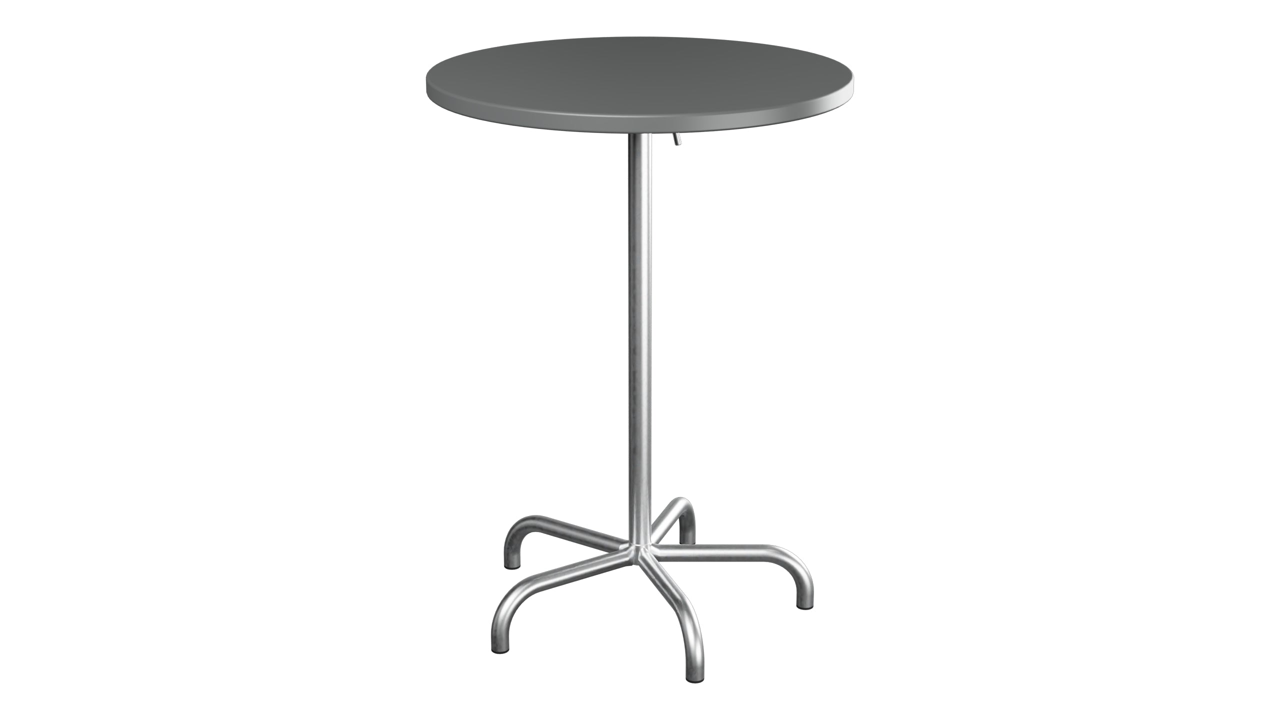 Säntis Metall-Stehtisch Outdoor ø80 / 110 klappbar in Graphit präsentiert im Onlineshop von KAQTU Design AG. Hochtisch Outdoor ist von Schaffner