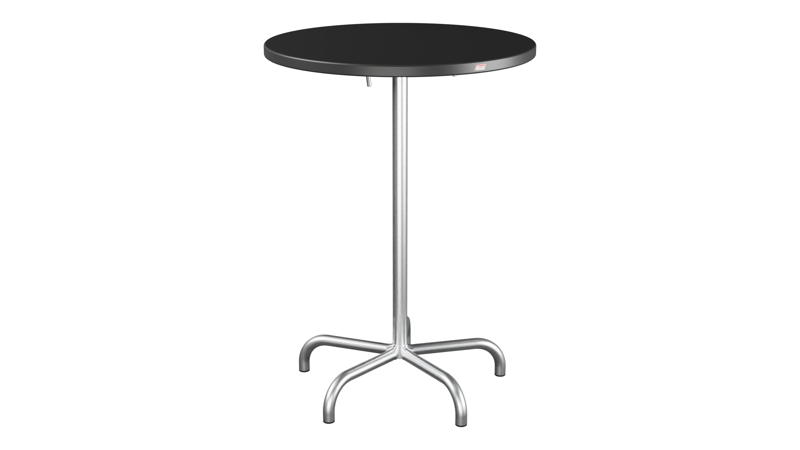 Säntis Metall-Stehtisch Outdoor ø80 / 110 klappbar in Anthrazit präsentiert im Onlineshop von KAQTU Design AG. Hochtisch Outdoor ist von Schaffner