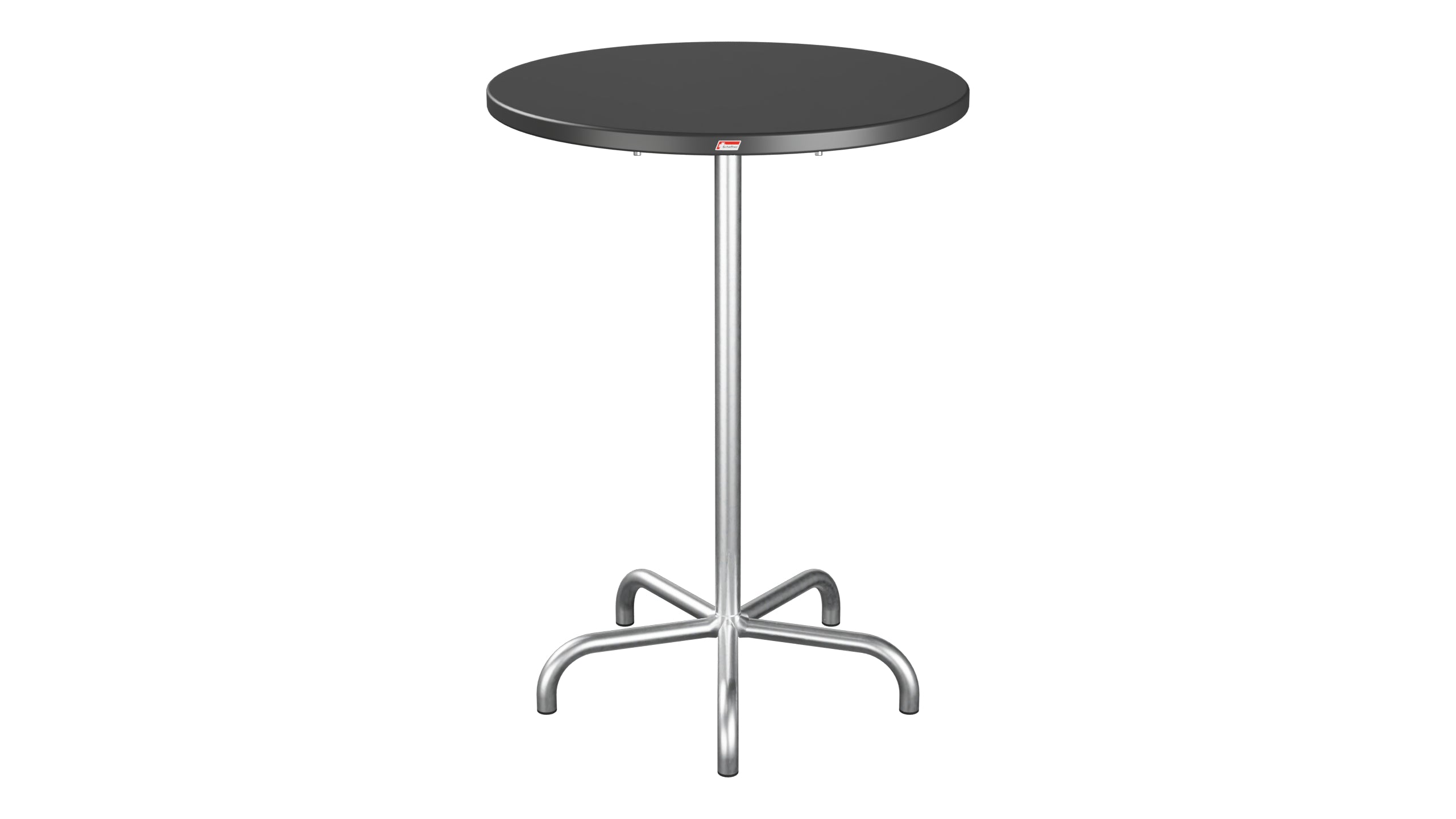 Säntis Metall-Stehtisch Outdoor ø80 / 110 klappbar in Anthrazit präsentiert im Onlineshop von KAQTU Design AG. Hochtisch Outdoor ist von Schaffner