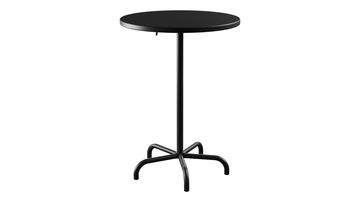 Säntis Metall-Stehtisch Outdoor ø80 / 110 klappbar in Anthrazit präsentiert im Onlineshop von KAQTU Design AG. Hochtisch Outdoor ist von Schaffner